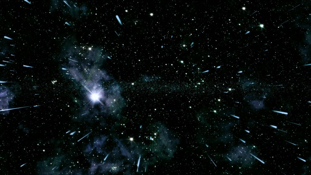 Starry Sky Voyage with Stellar Explosion