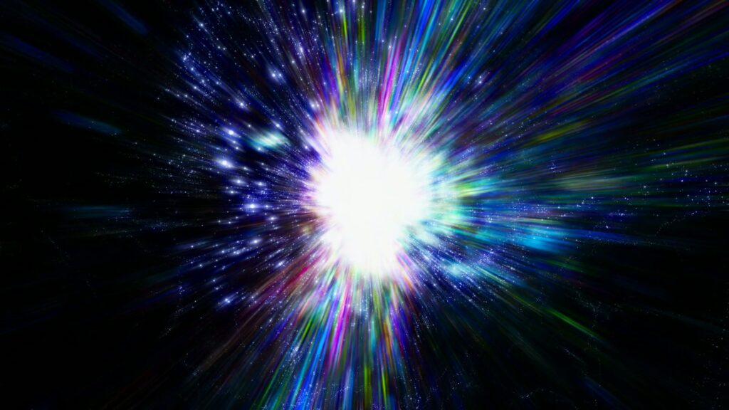 Vibrant Cosmic Explosion Unveiled Loop