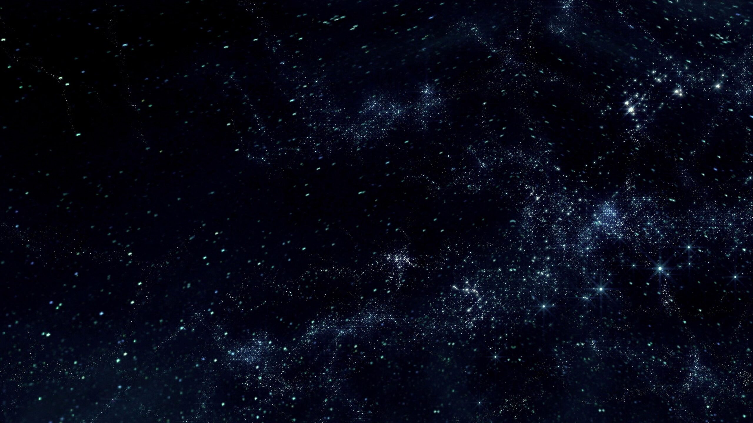 Starry night sky galaxy animation background