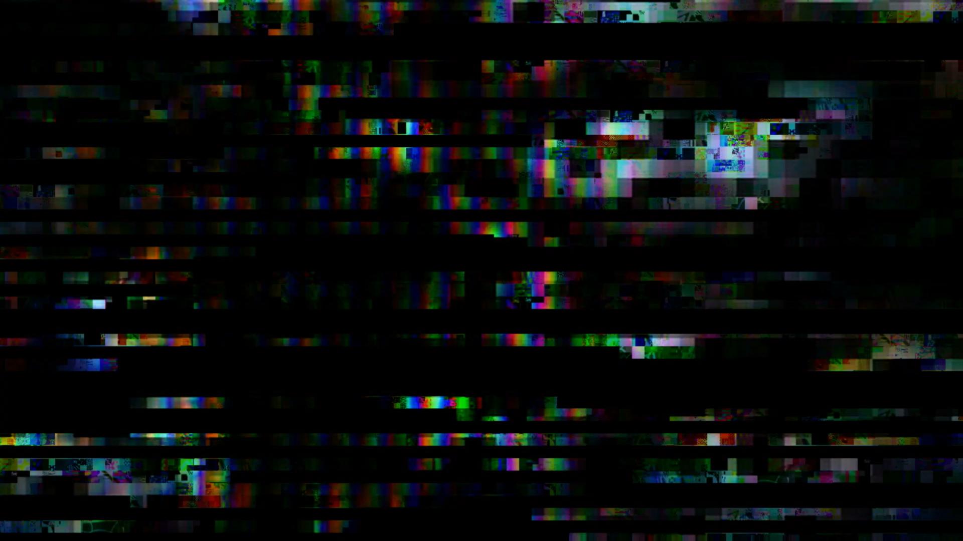 Free abstract pixelated glitch effect animation background loop.