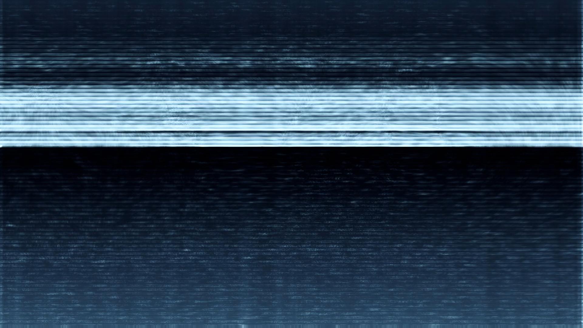 Free HD video loop of vintage television static background with horizontal scanlines.