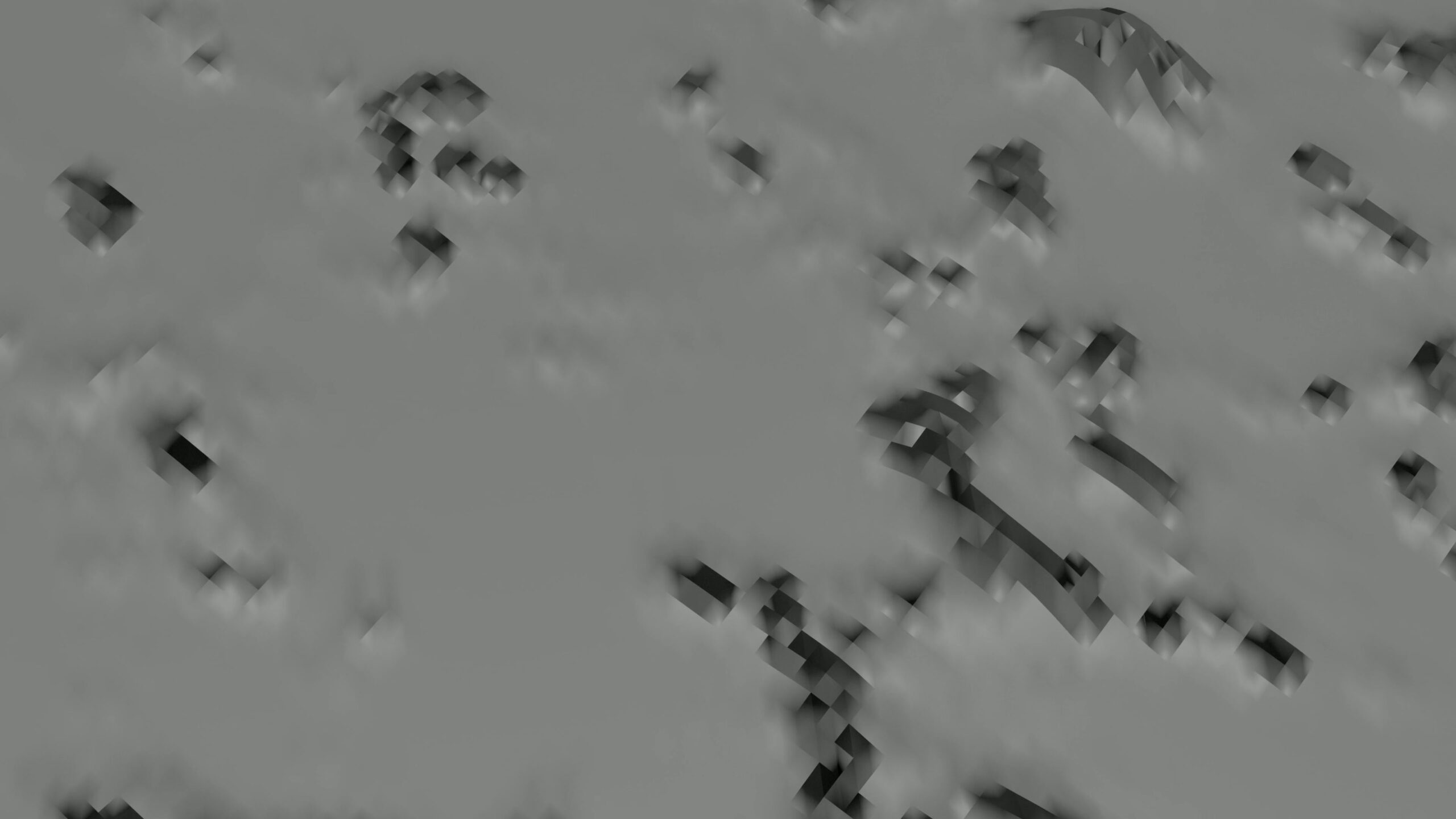 4K abstract geometric design with shapes on gray video background.