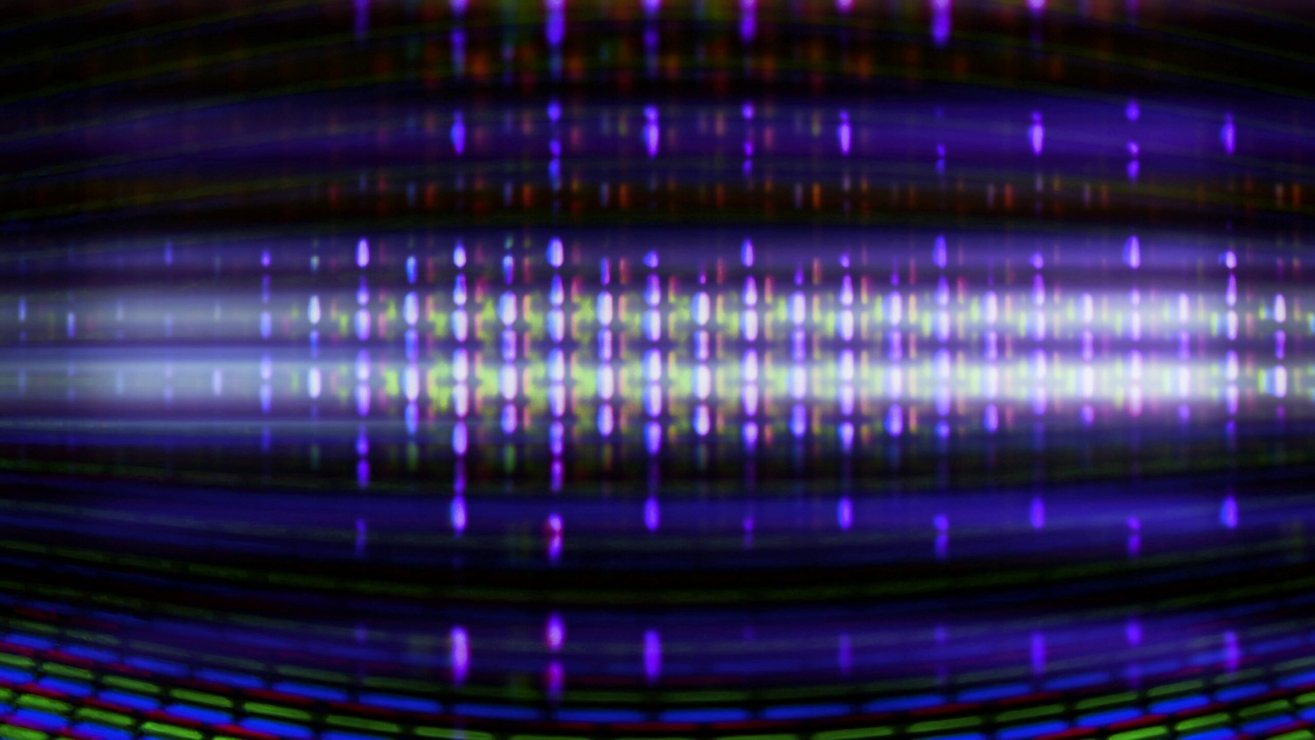 Colorful pulsating LED pattern animation background