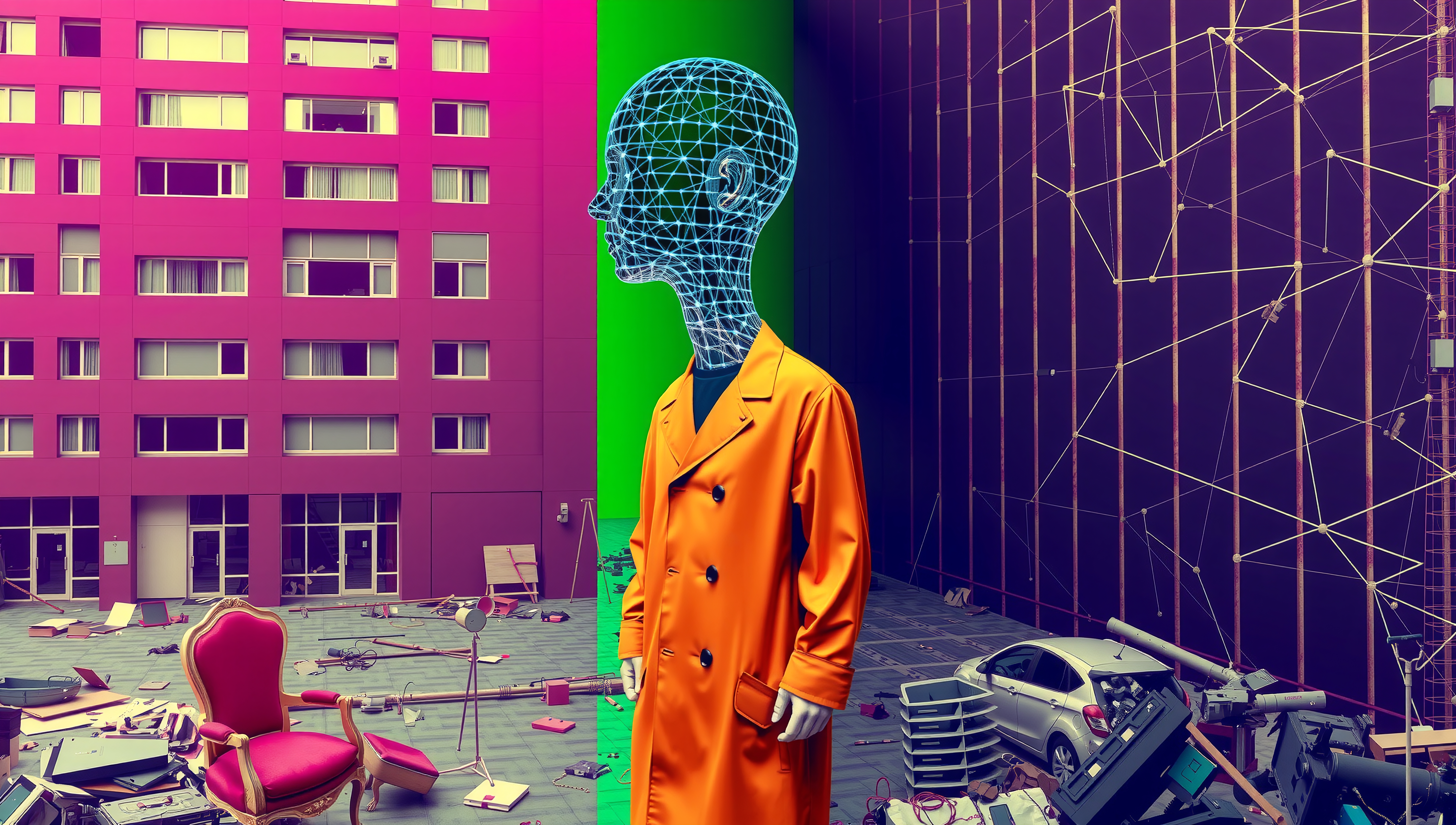 Surreal Digital Urban Landscape
