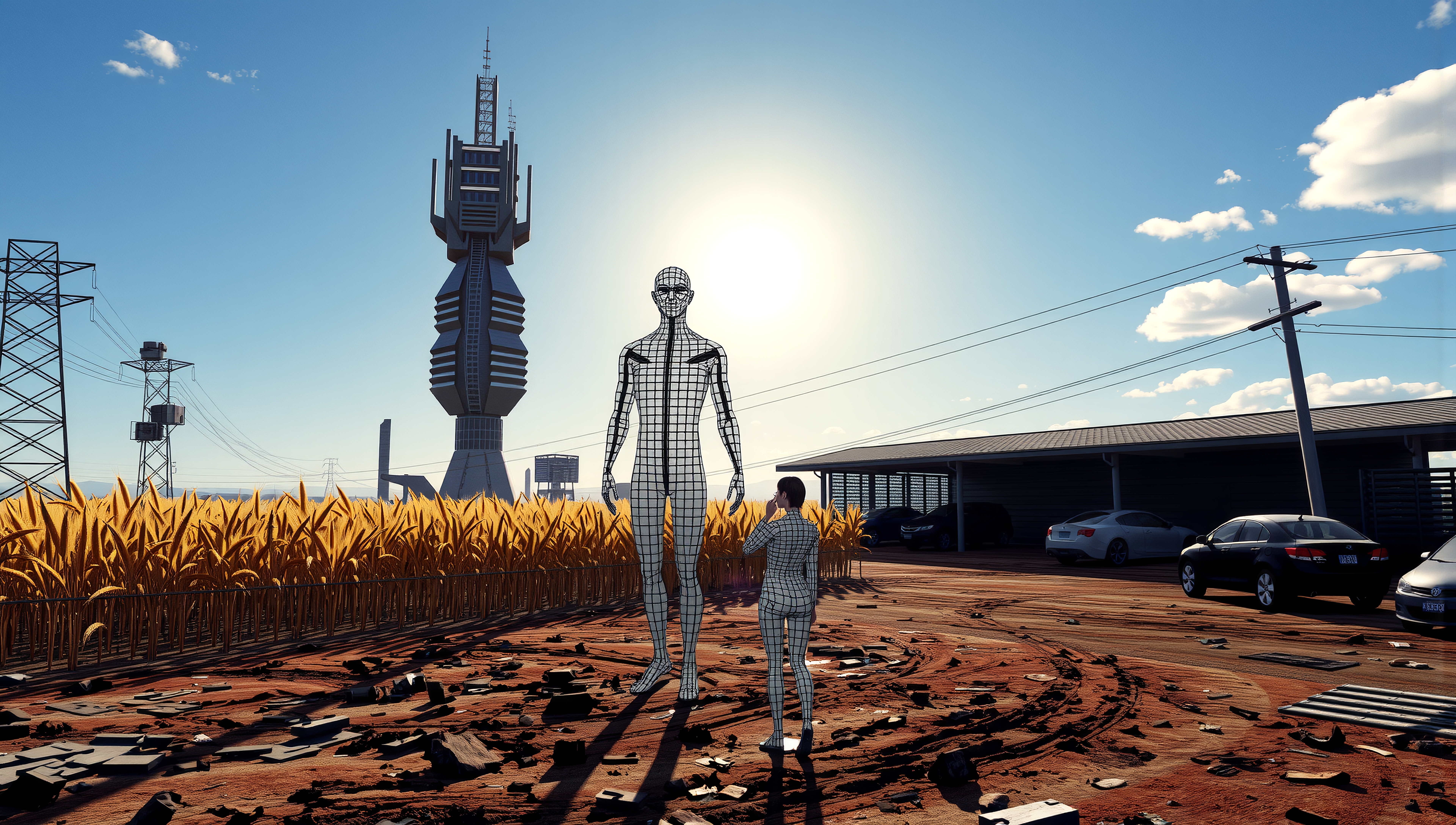Futuristic Interaction with Giants