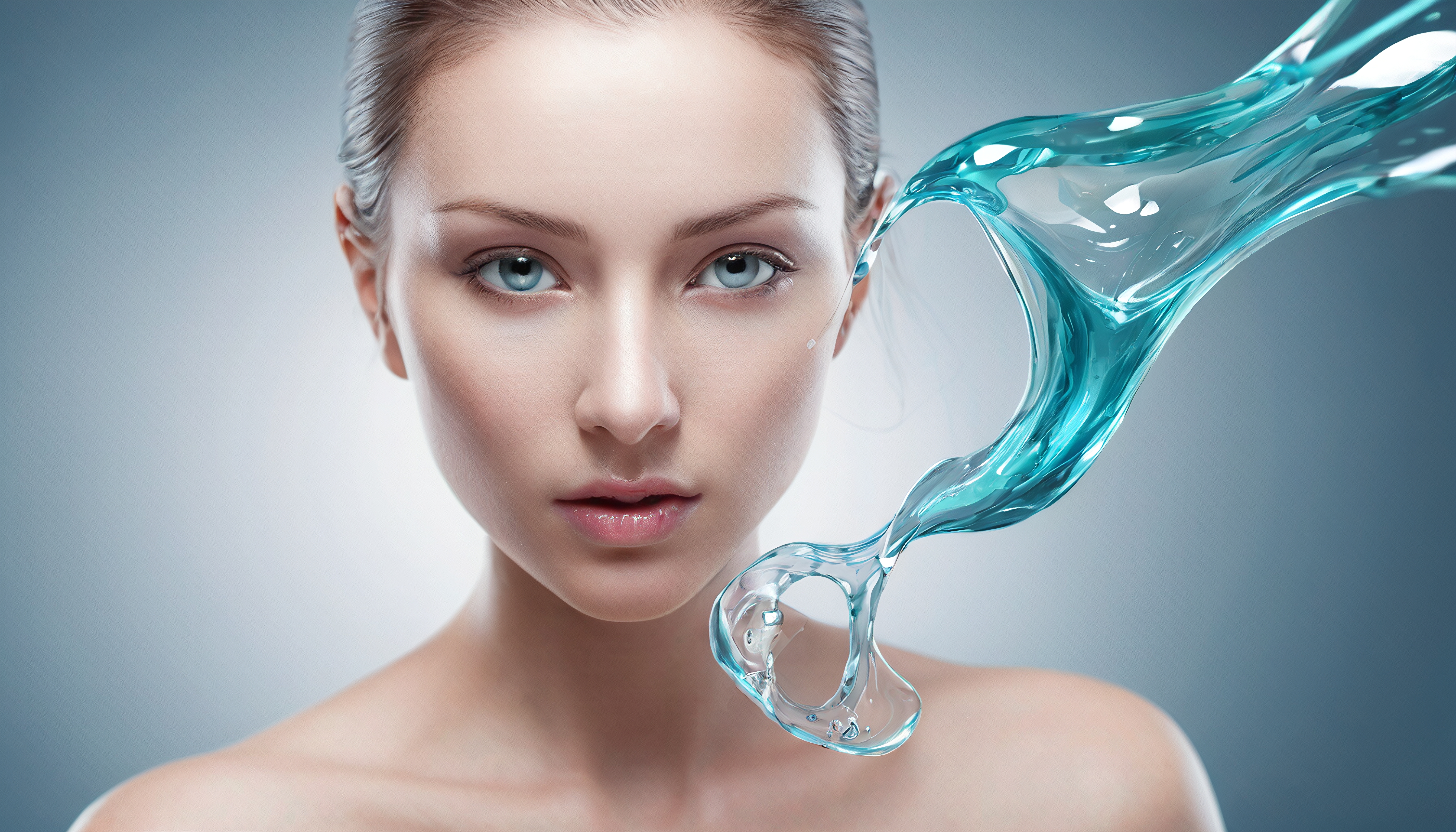 Fluid Motion Aqueous Beauty Portrait