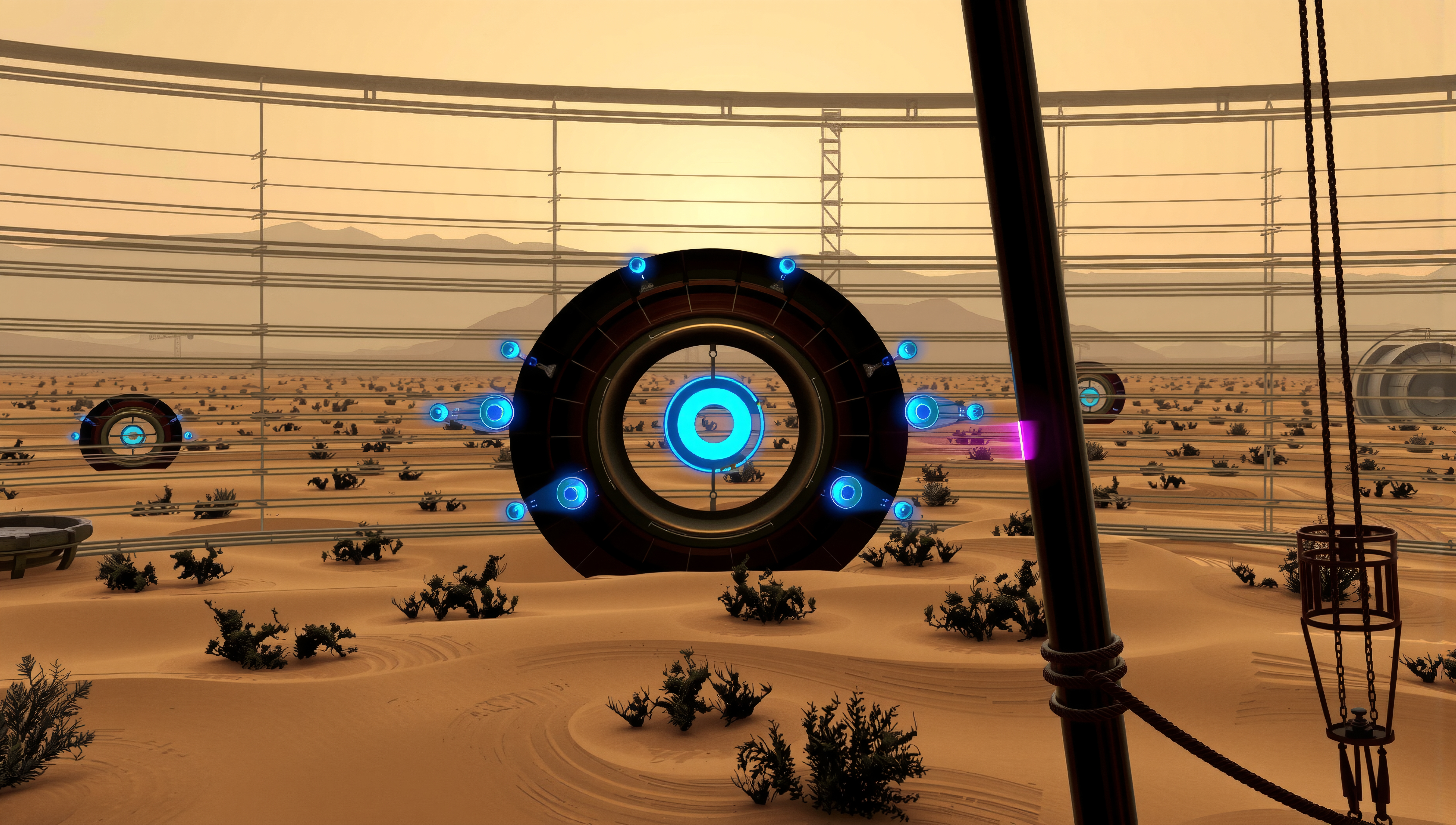 Futuristic Desert Energy Structures