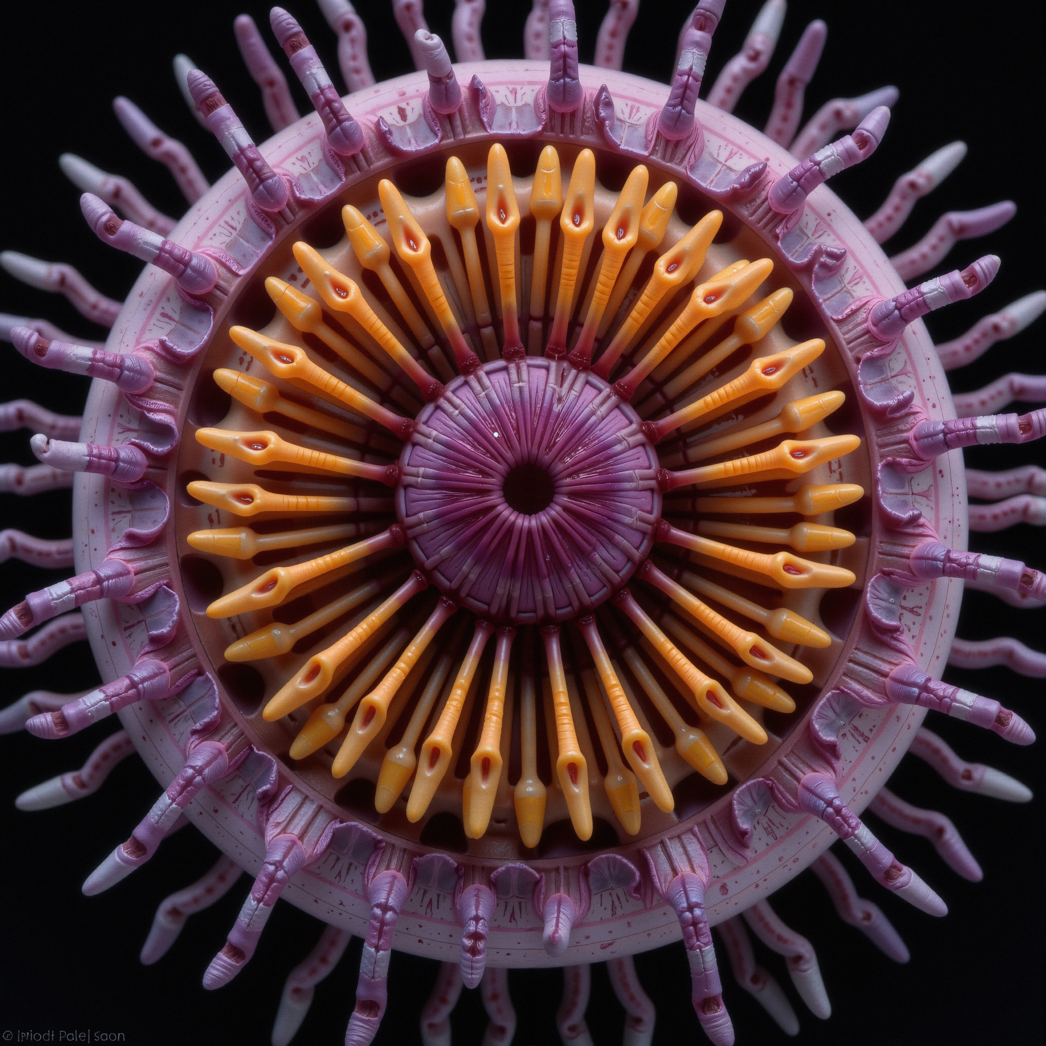 Intricate Abstract Radial Design