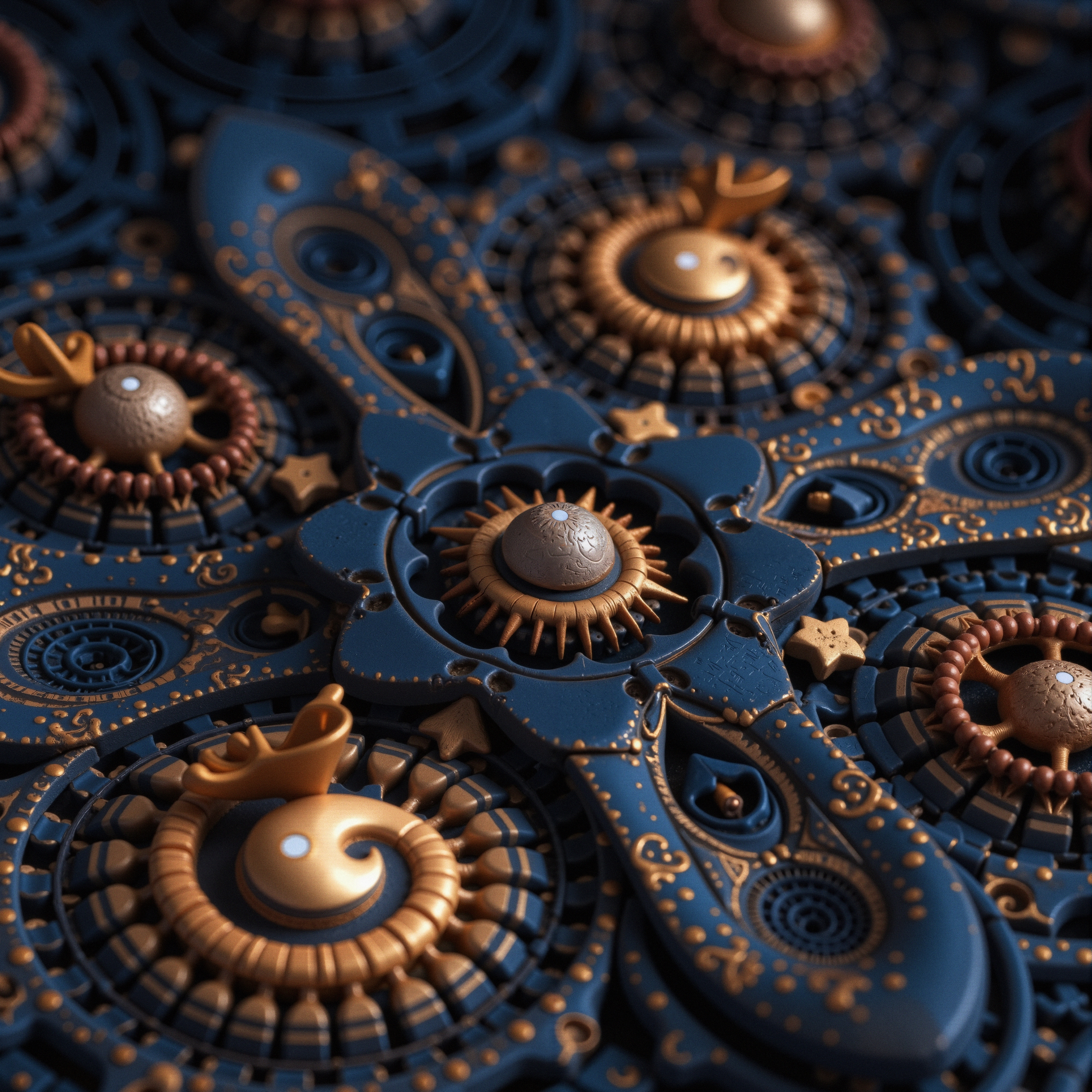 Steampunk Cosmic Gear Artwork