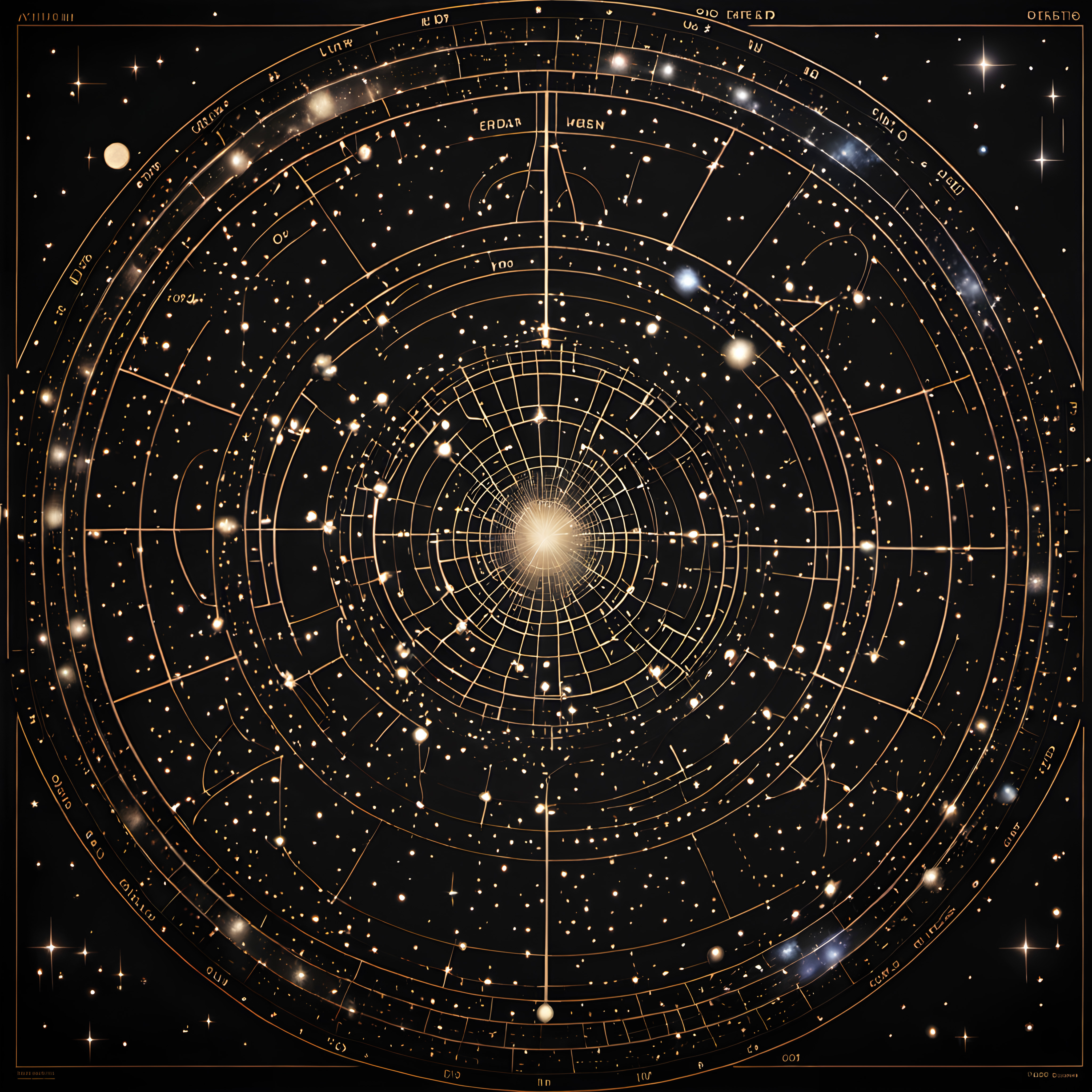 Cosmic Universe Map Design