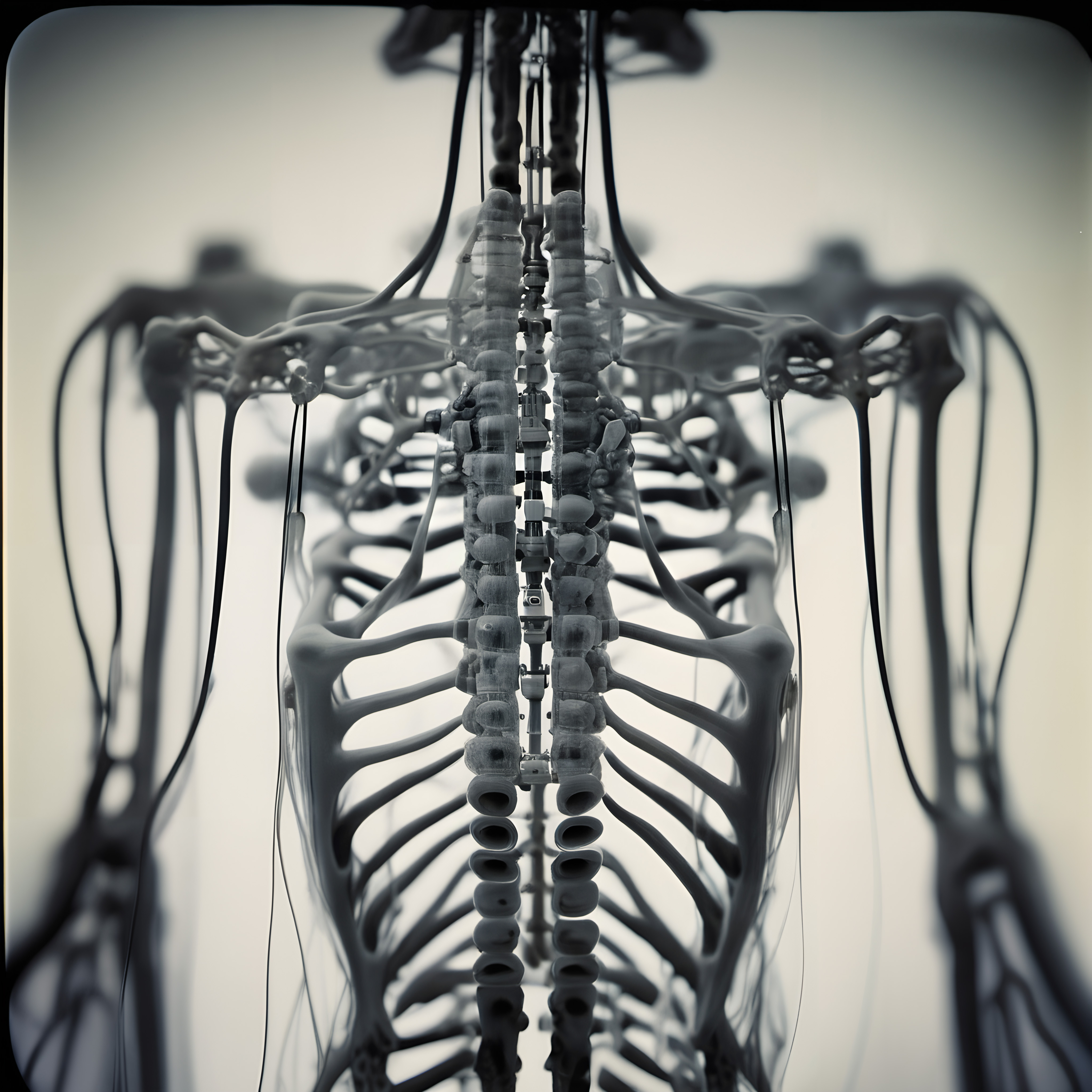 Futuristic Biomechanical Spine Structure