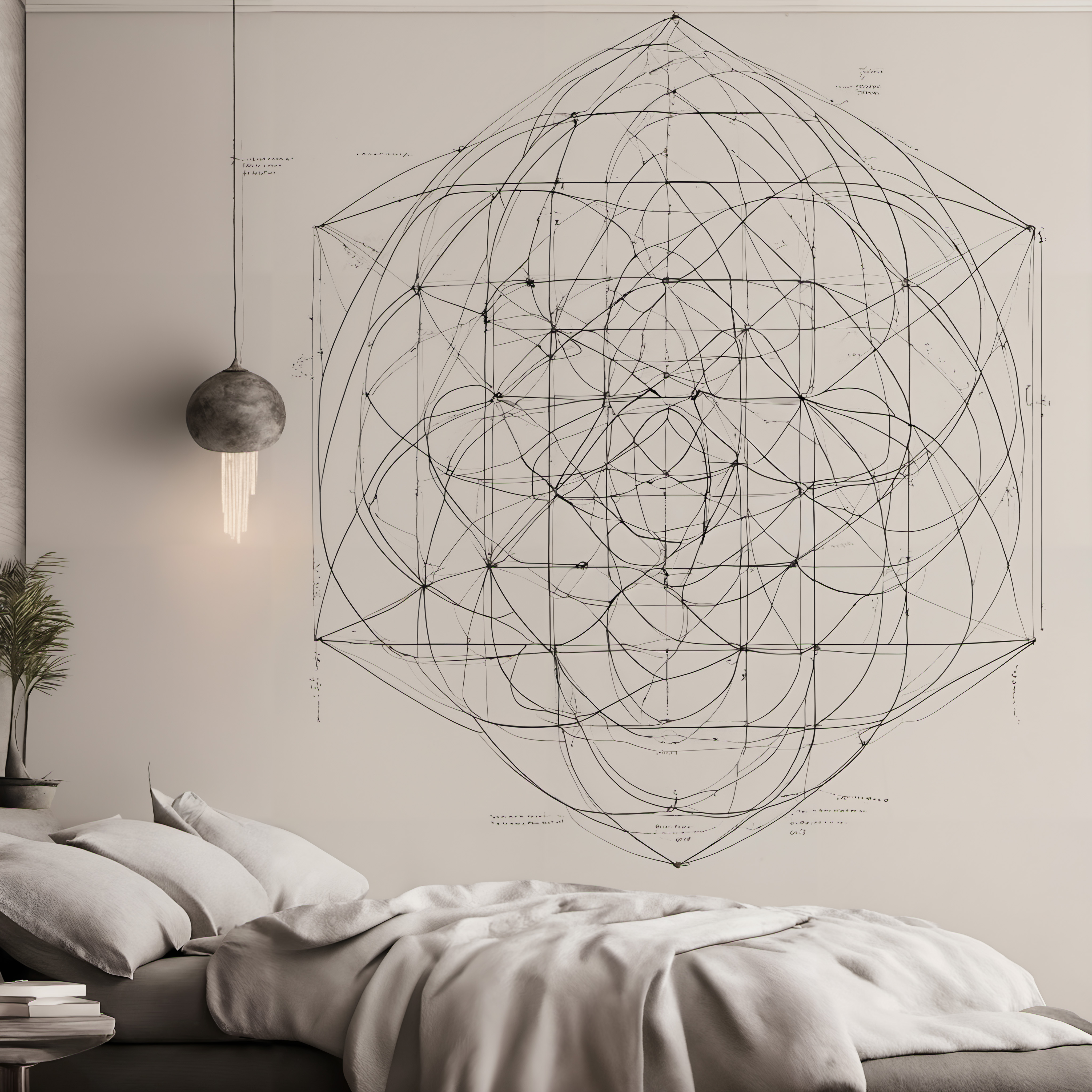 Contemporary Bedroom Meets Geometry