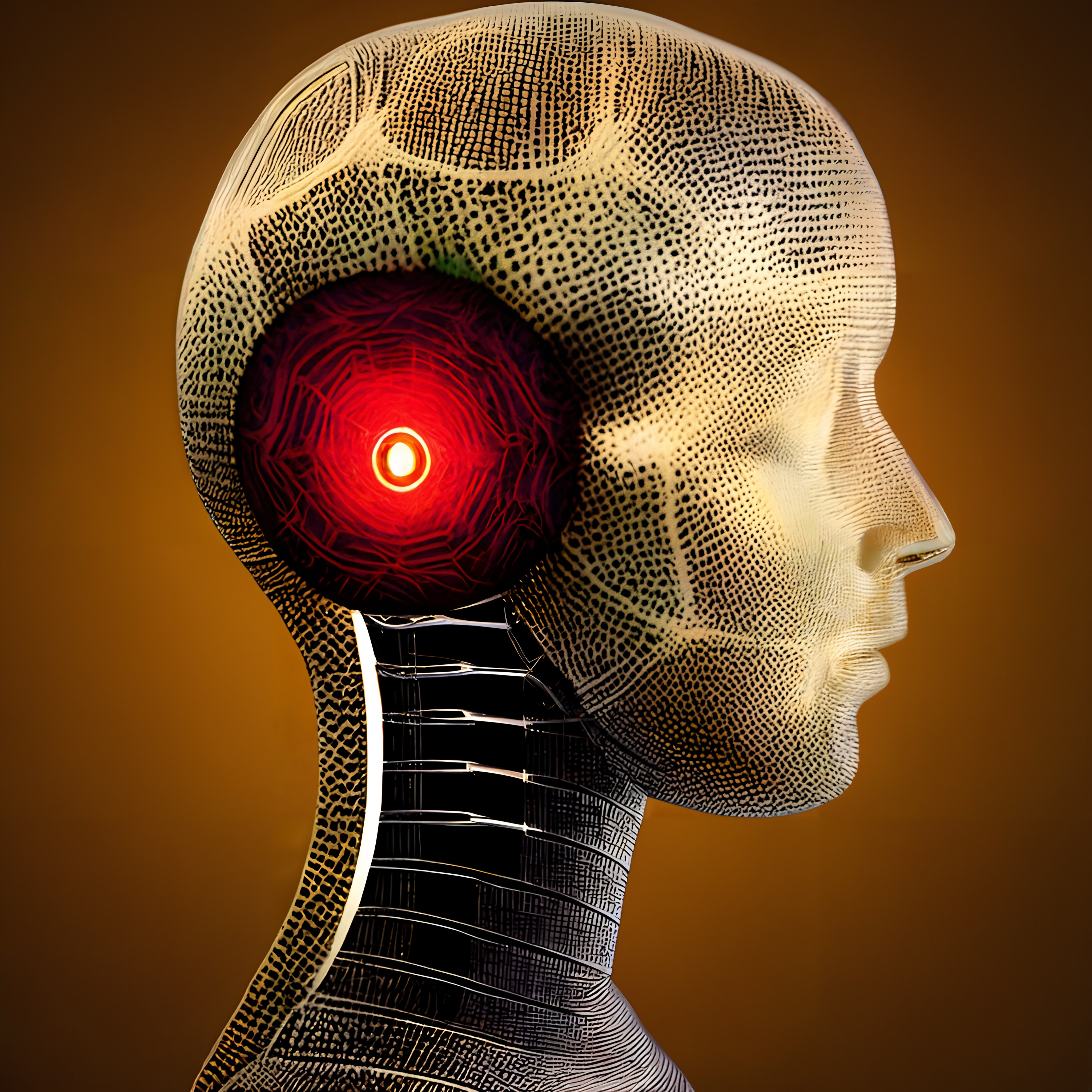 Artificial Intelligence Futuristic Humanoid