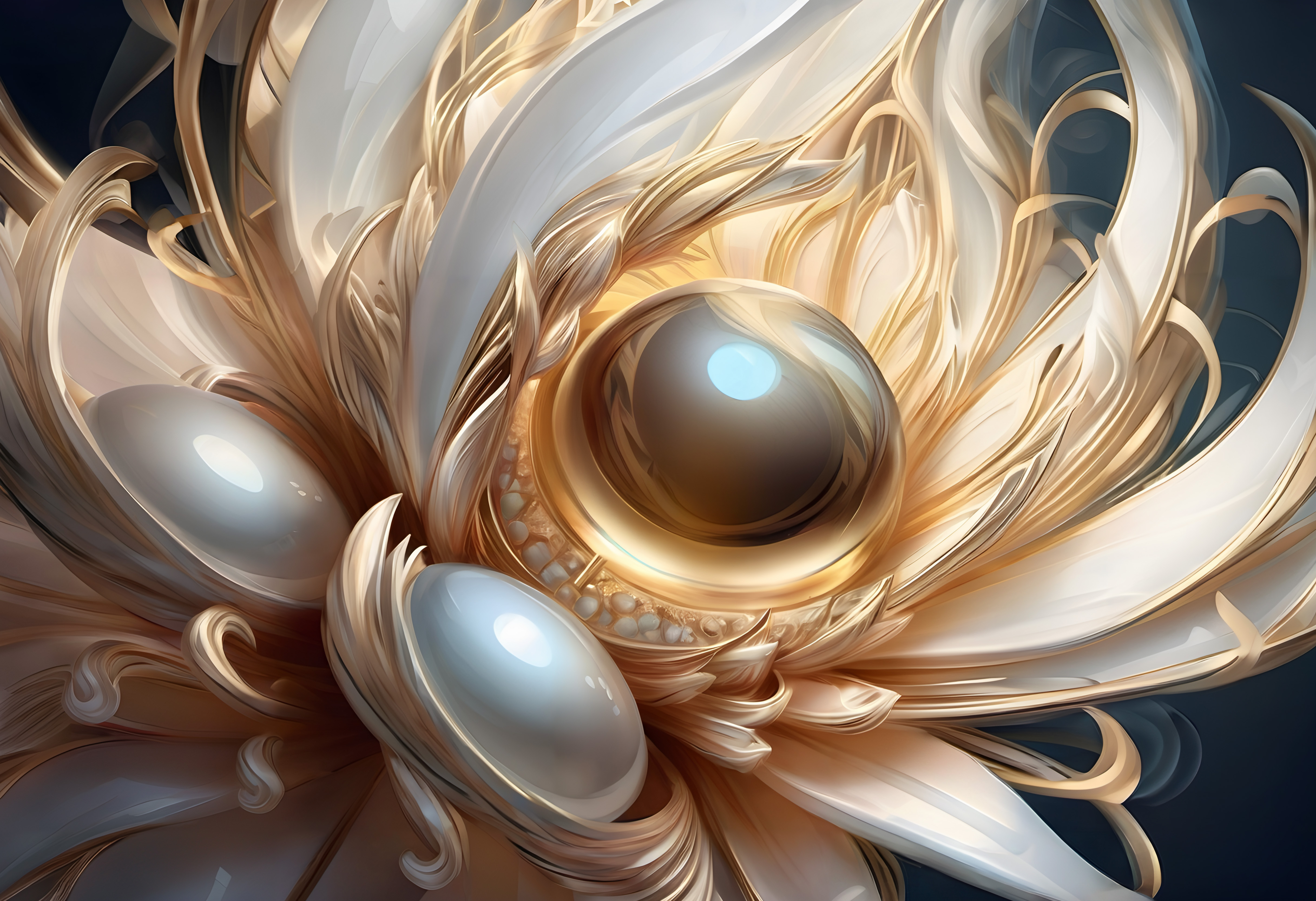 Elegant Abstract Flower Design