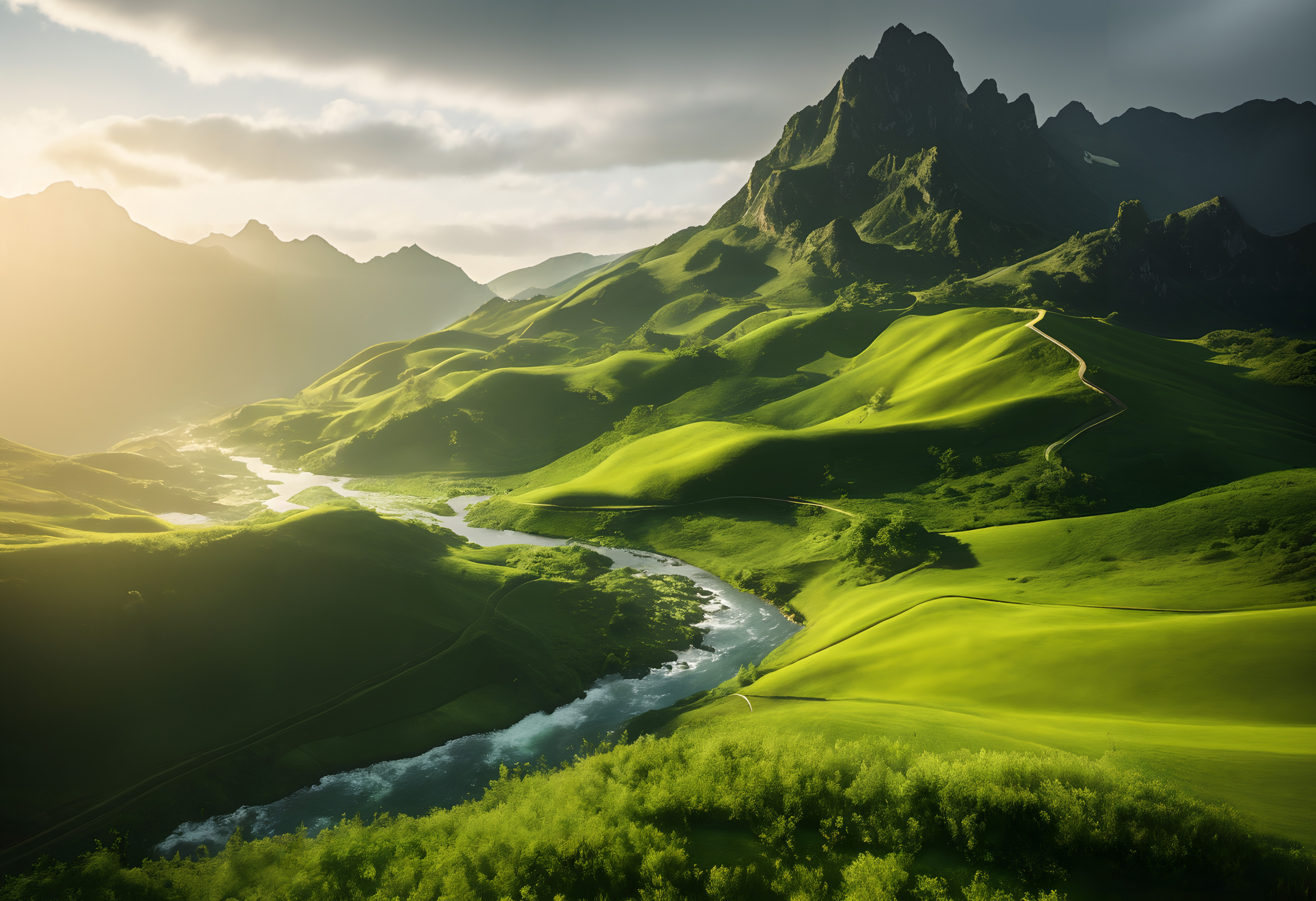 Enchanted Valley at Sunrise