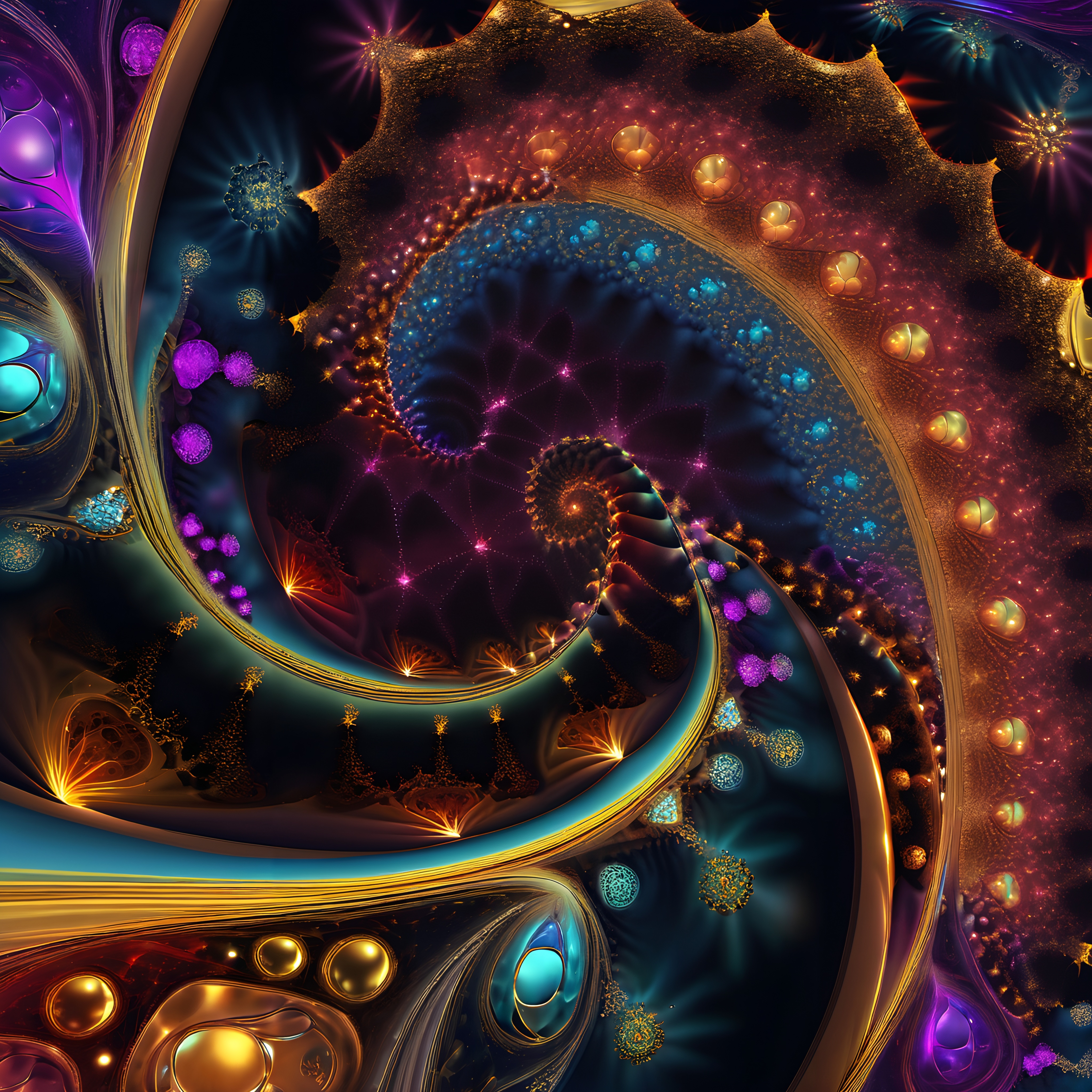 Fractal World’s Colorful Dance