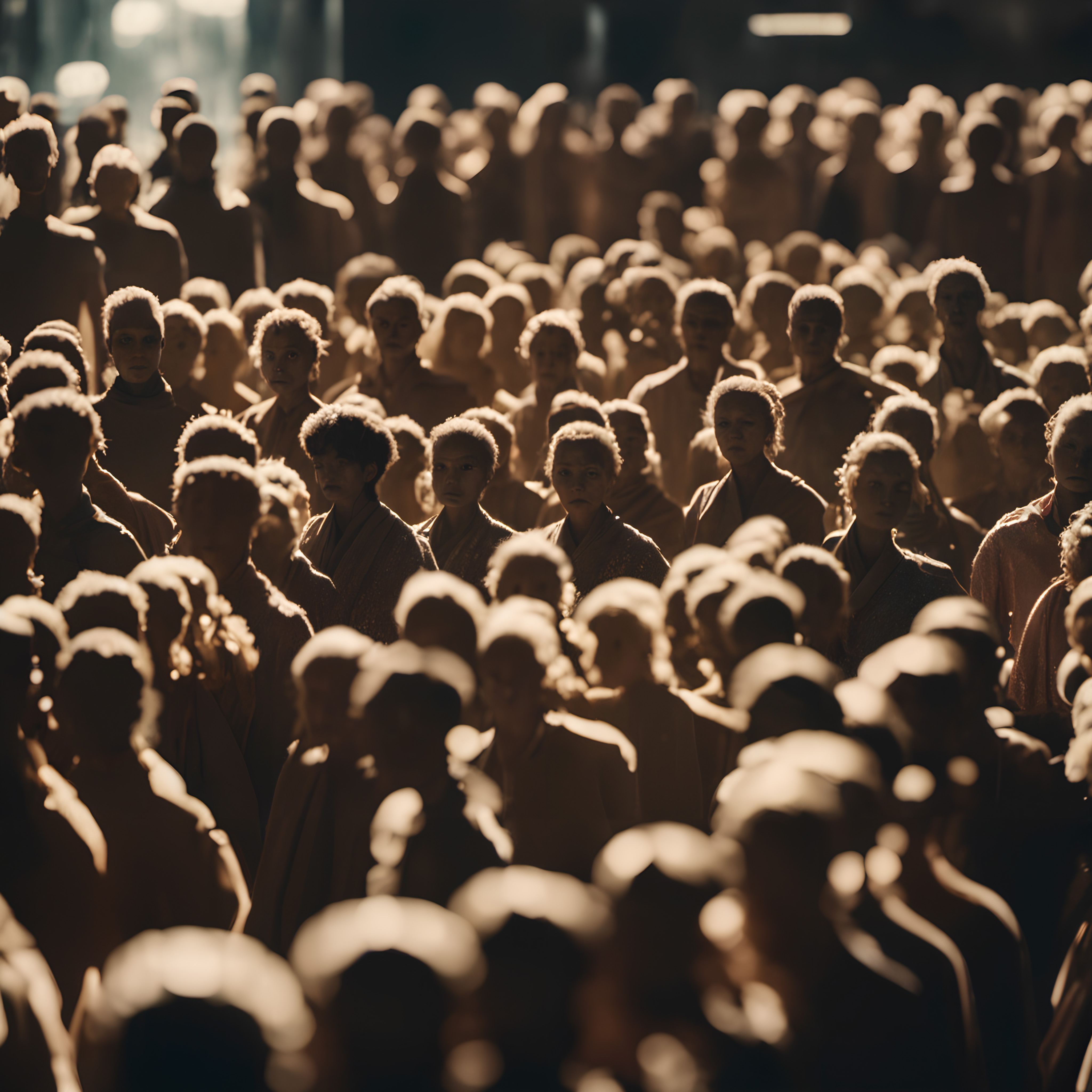Unified Crowd Under Dim Light