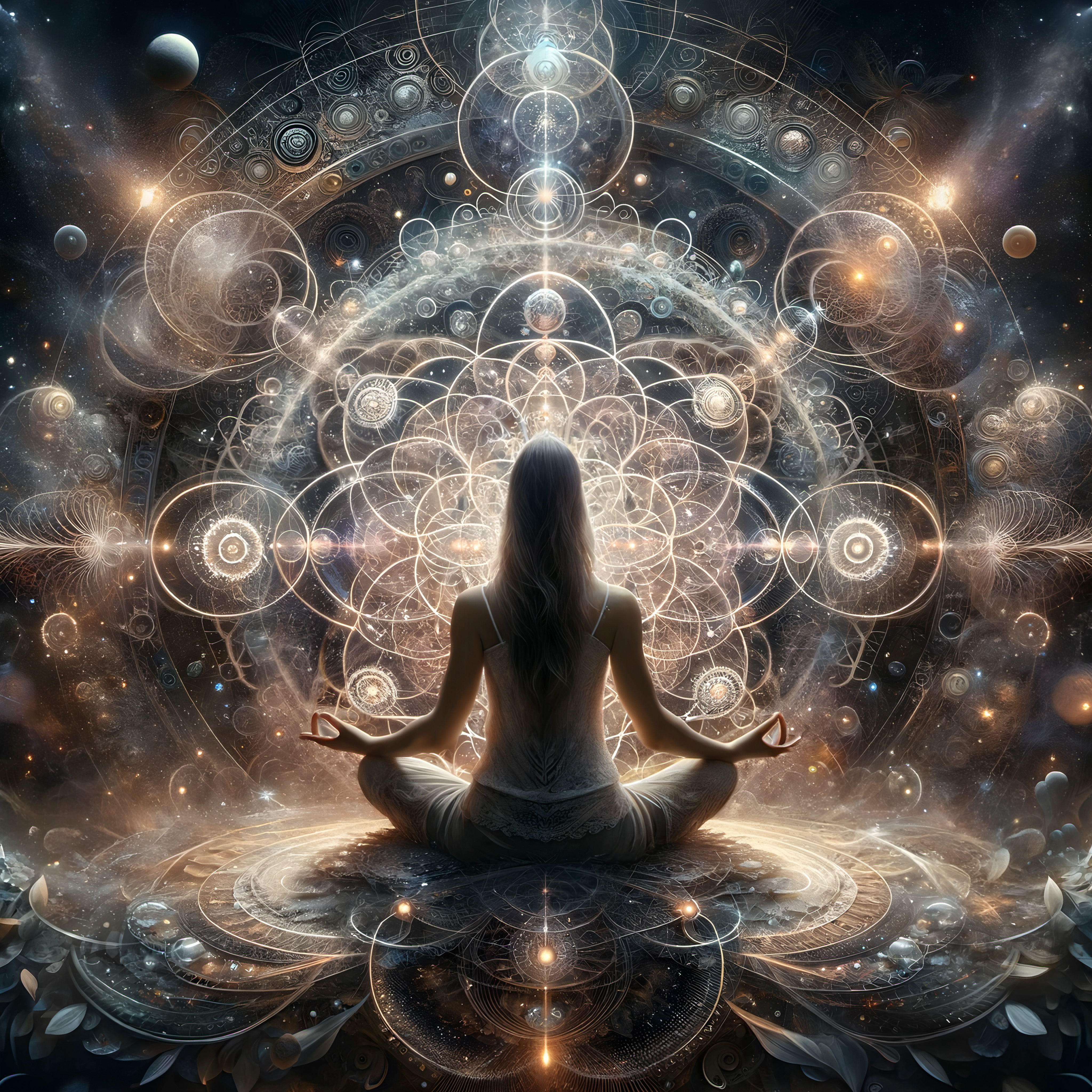 Cosmic Meditation and Mandala Patterns