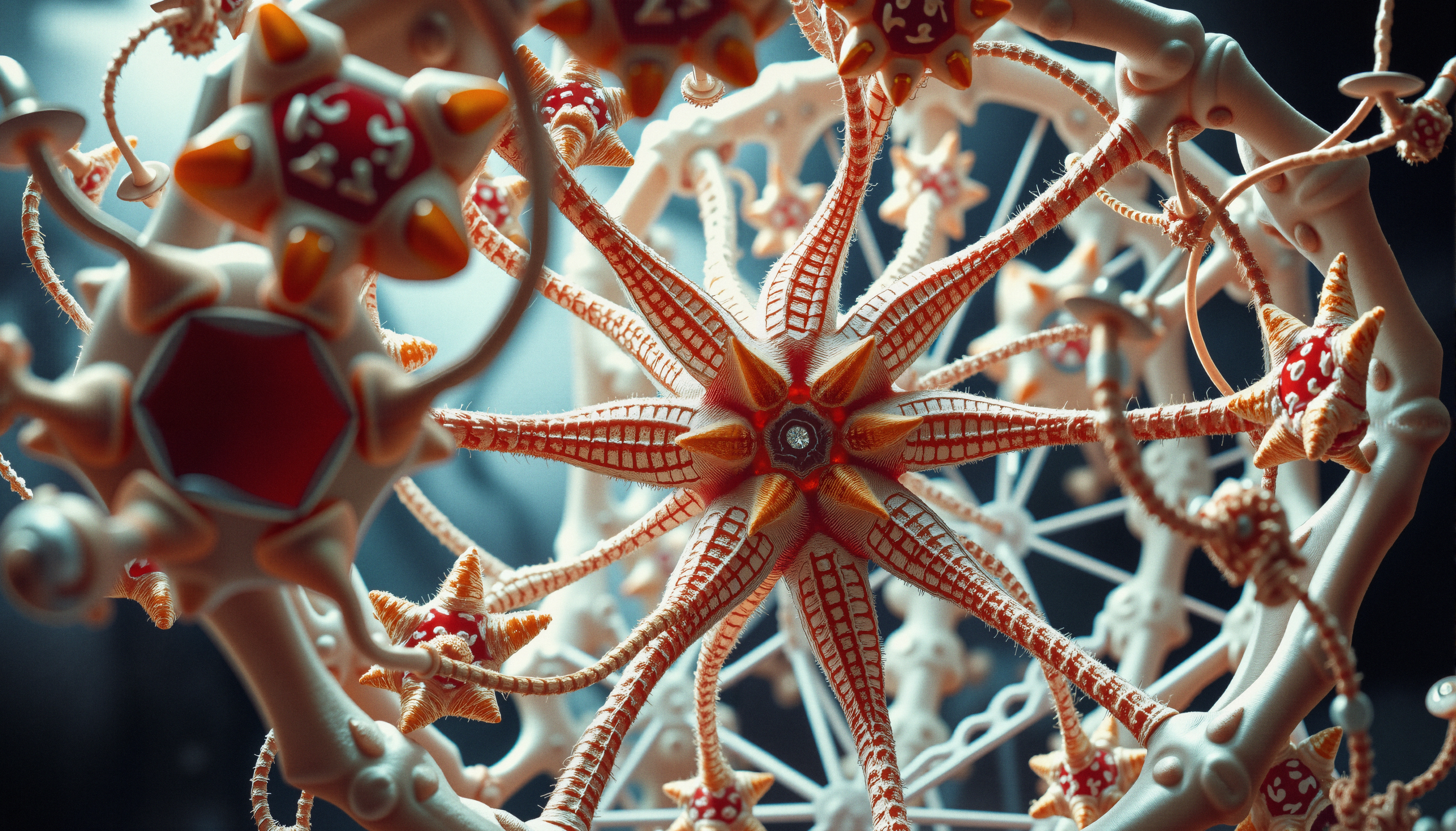 Intricate Geometric Star Structure
