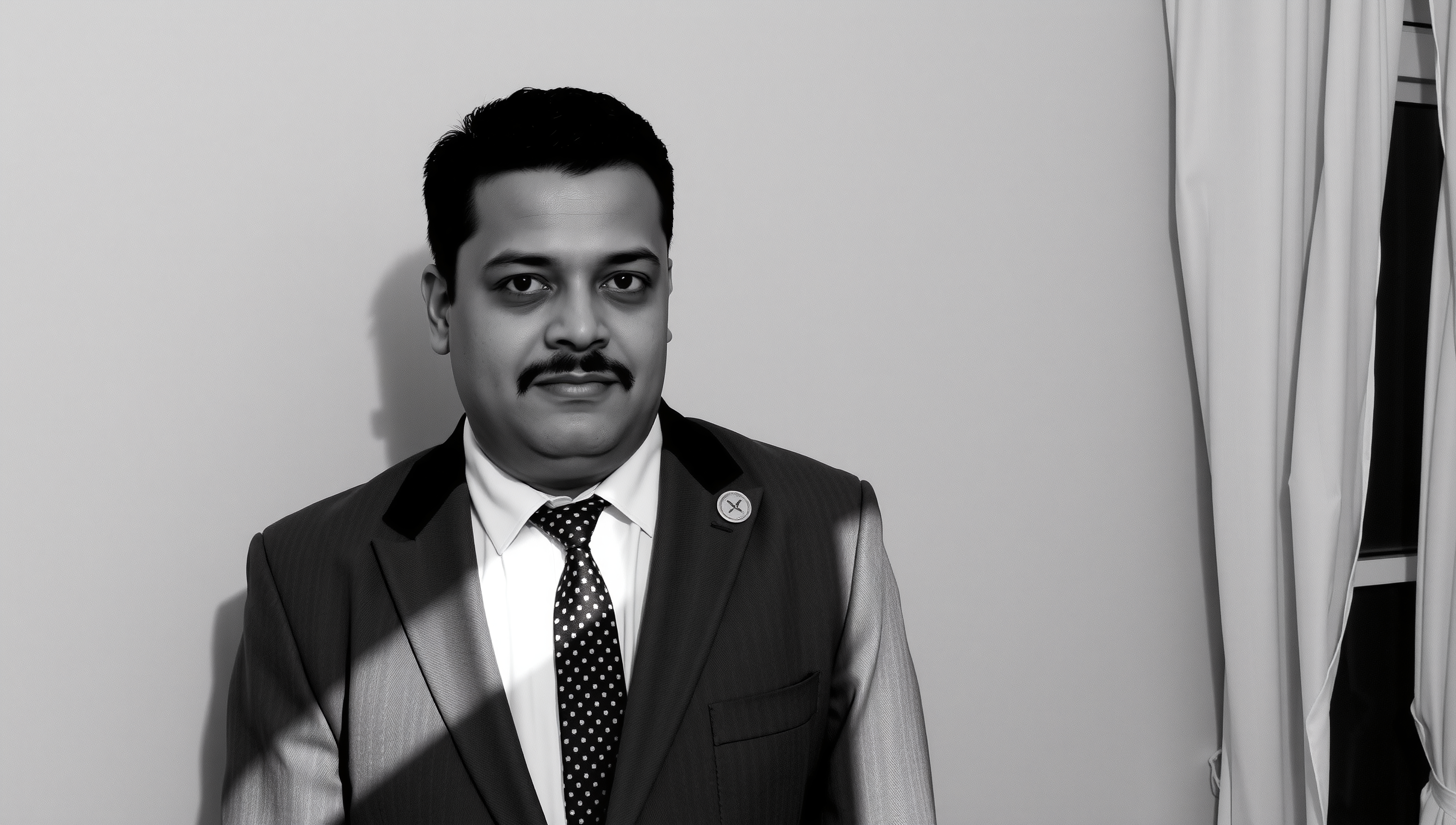 Businessman Posing for Portrait