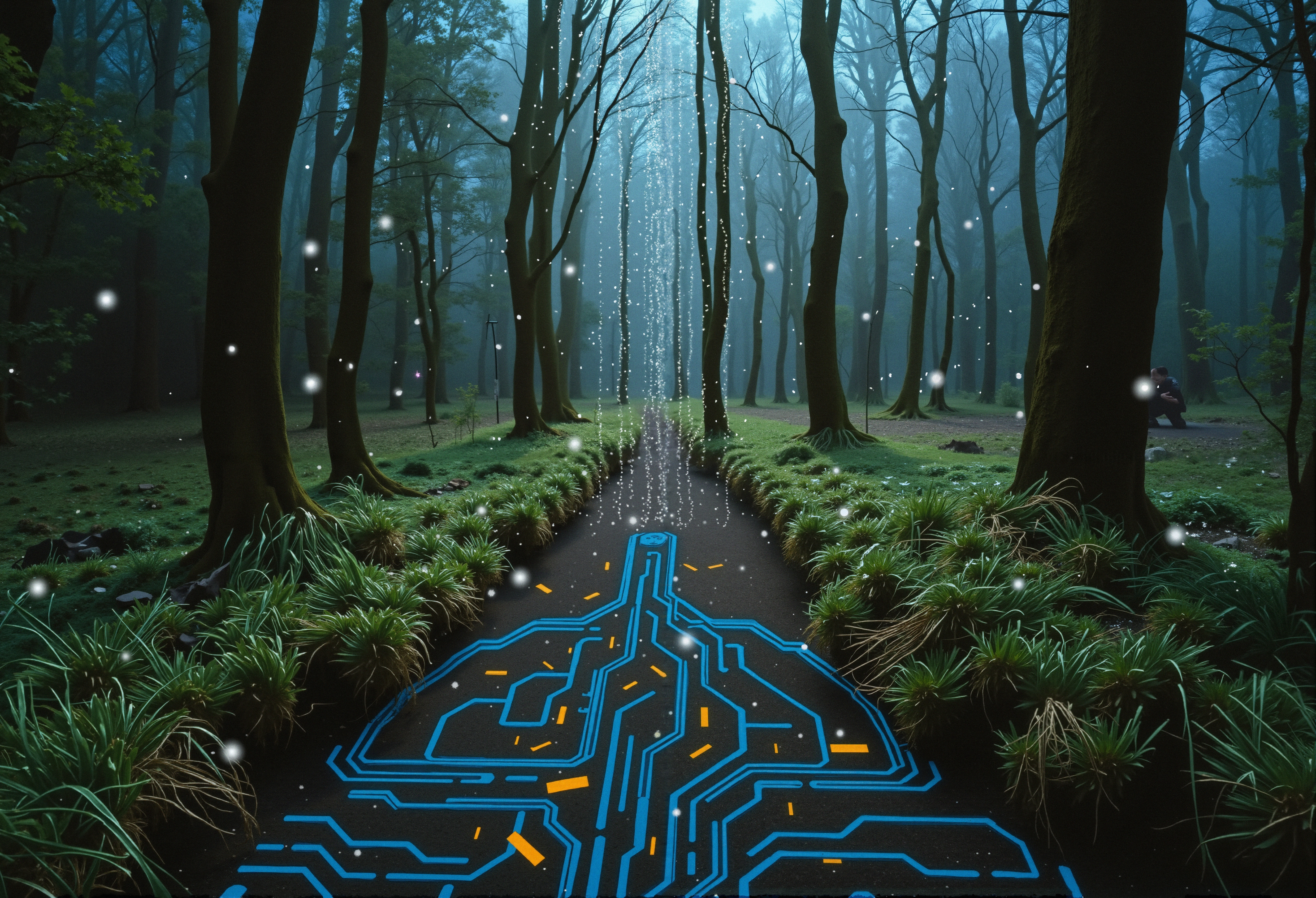 Digital Pathway Through Nature