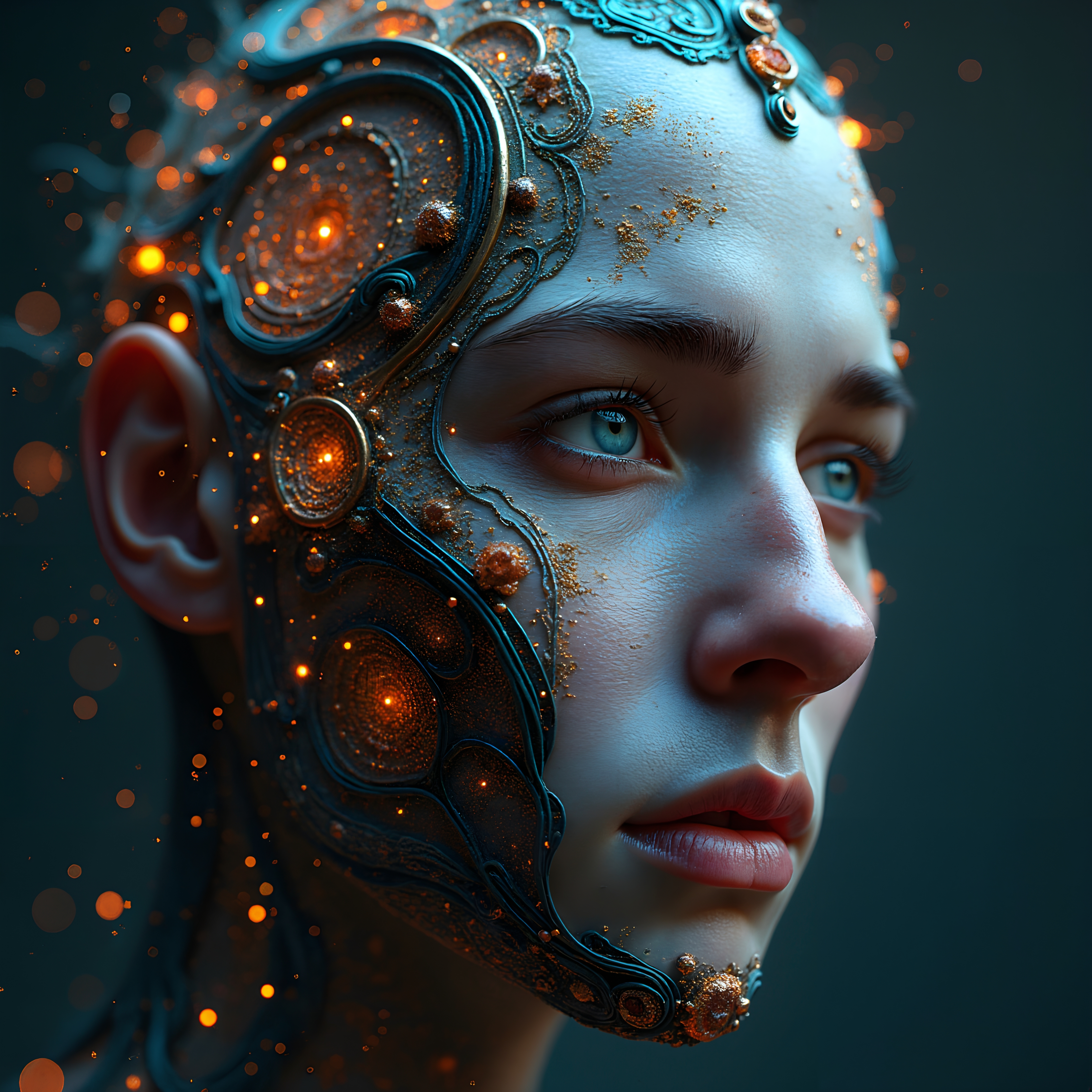 Futuristic Human-Machine Interface Design
