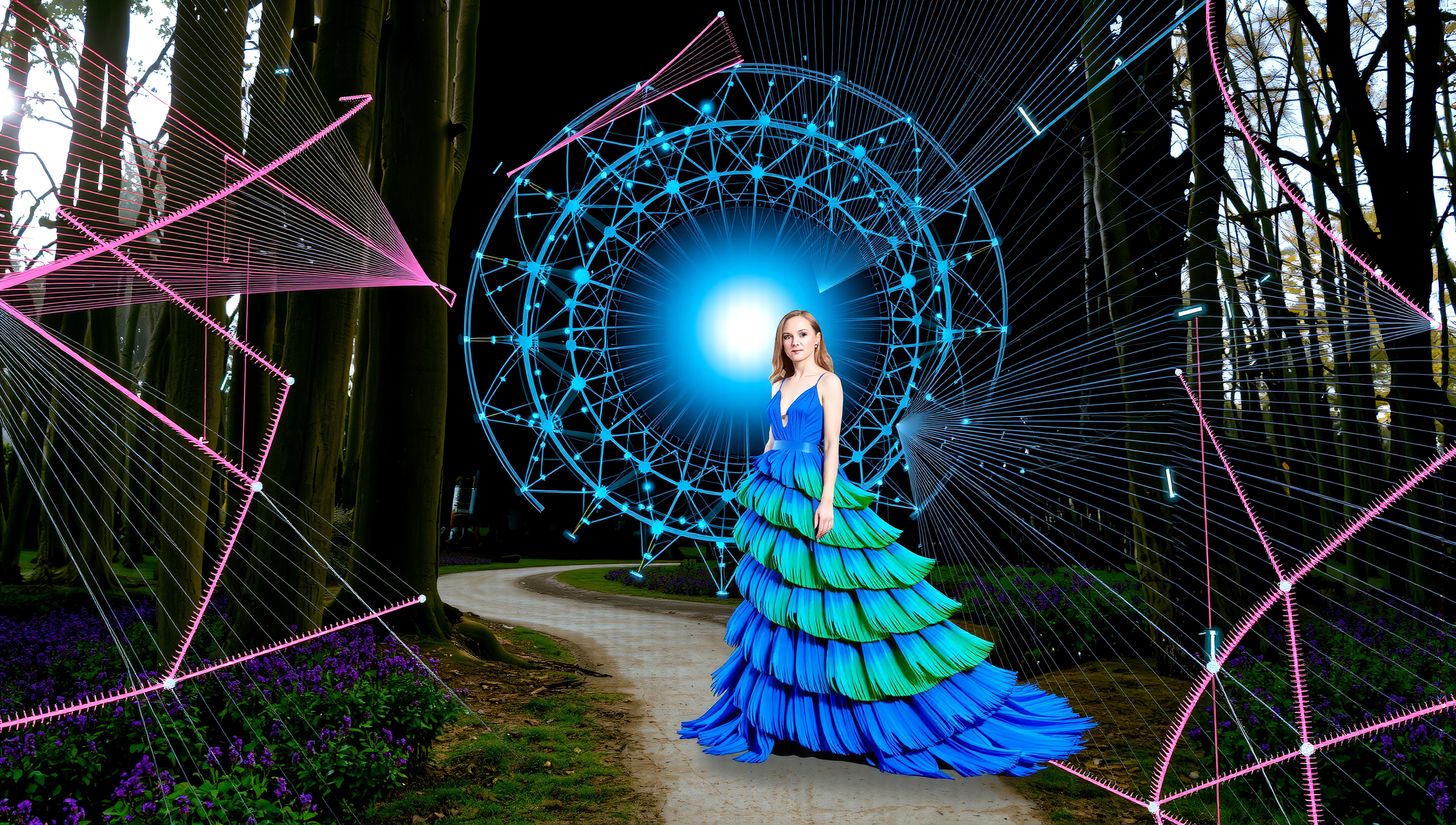 Futuristic Fashion in Enchanted Forest