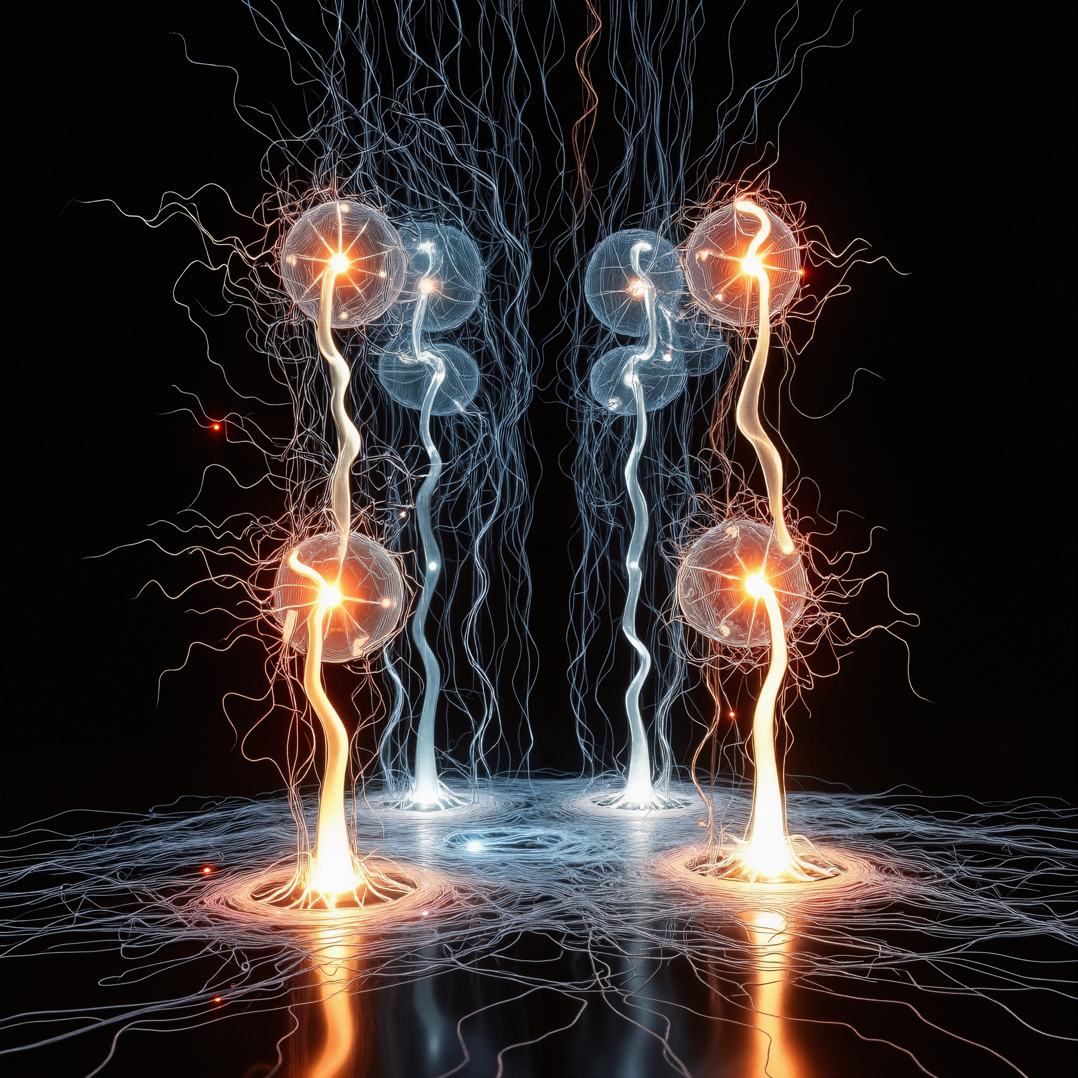 Ethereal Light and Energy Study