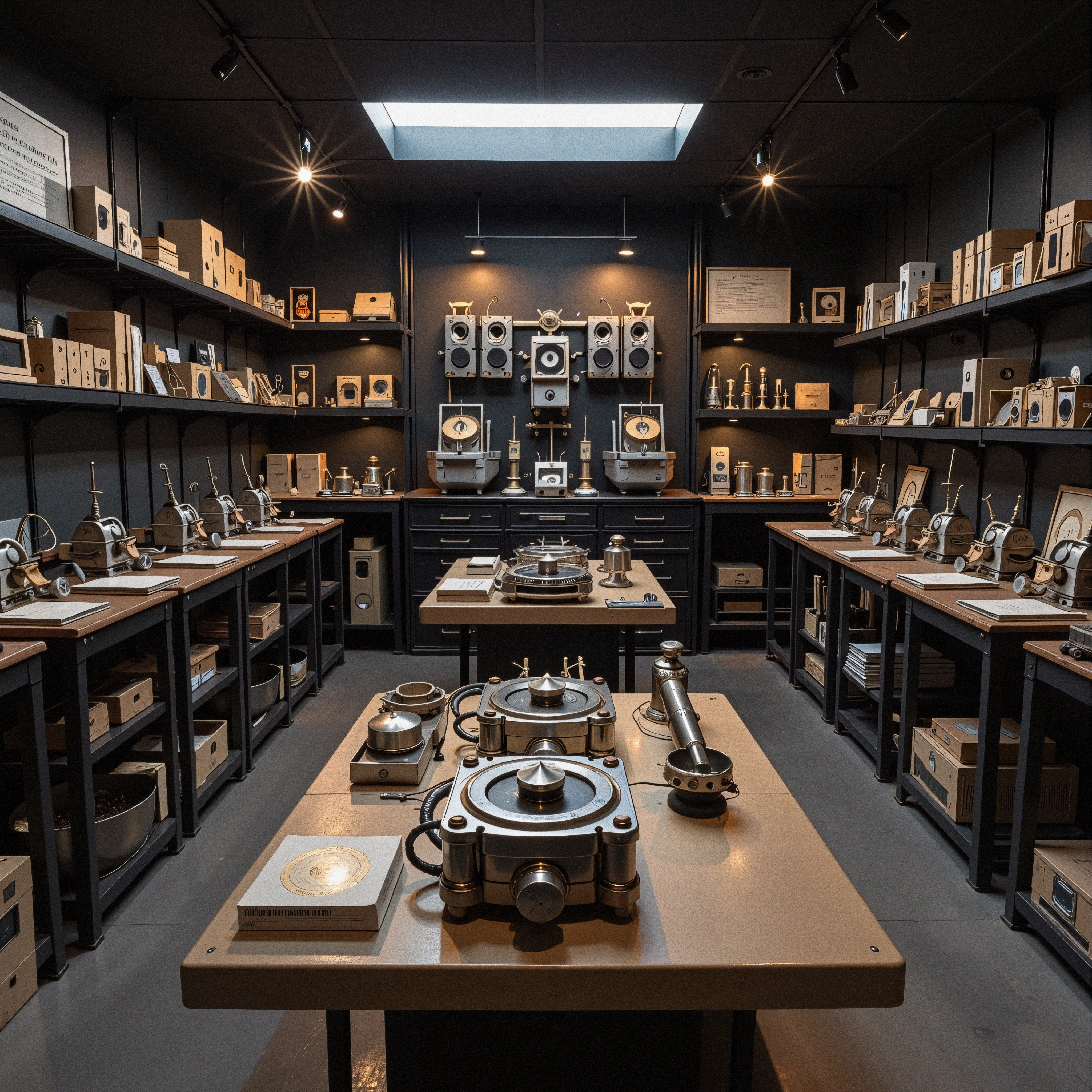 Historical Scientific Instrument Display
