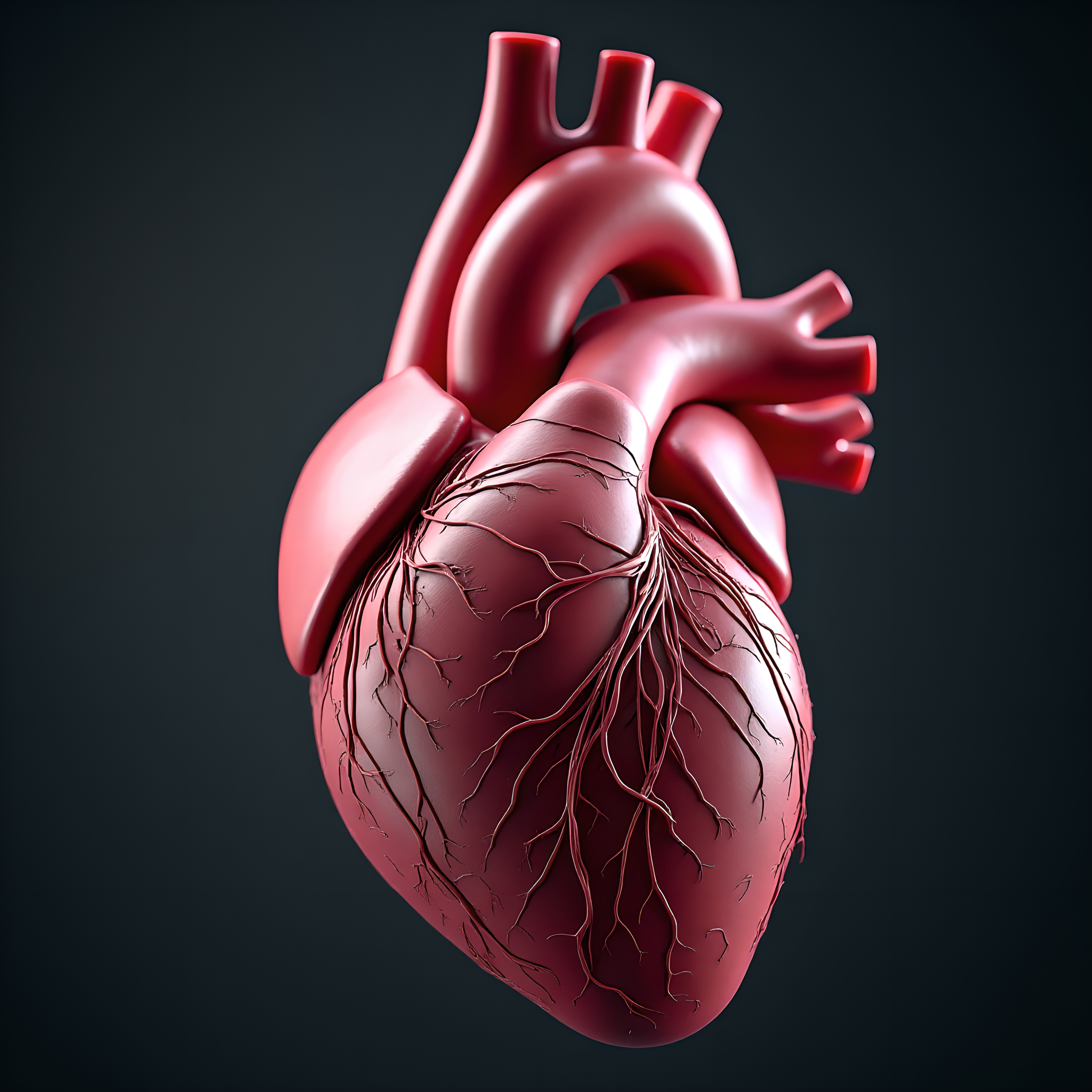 Realistic 3D Human Heart Model