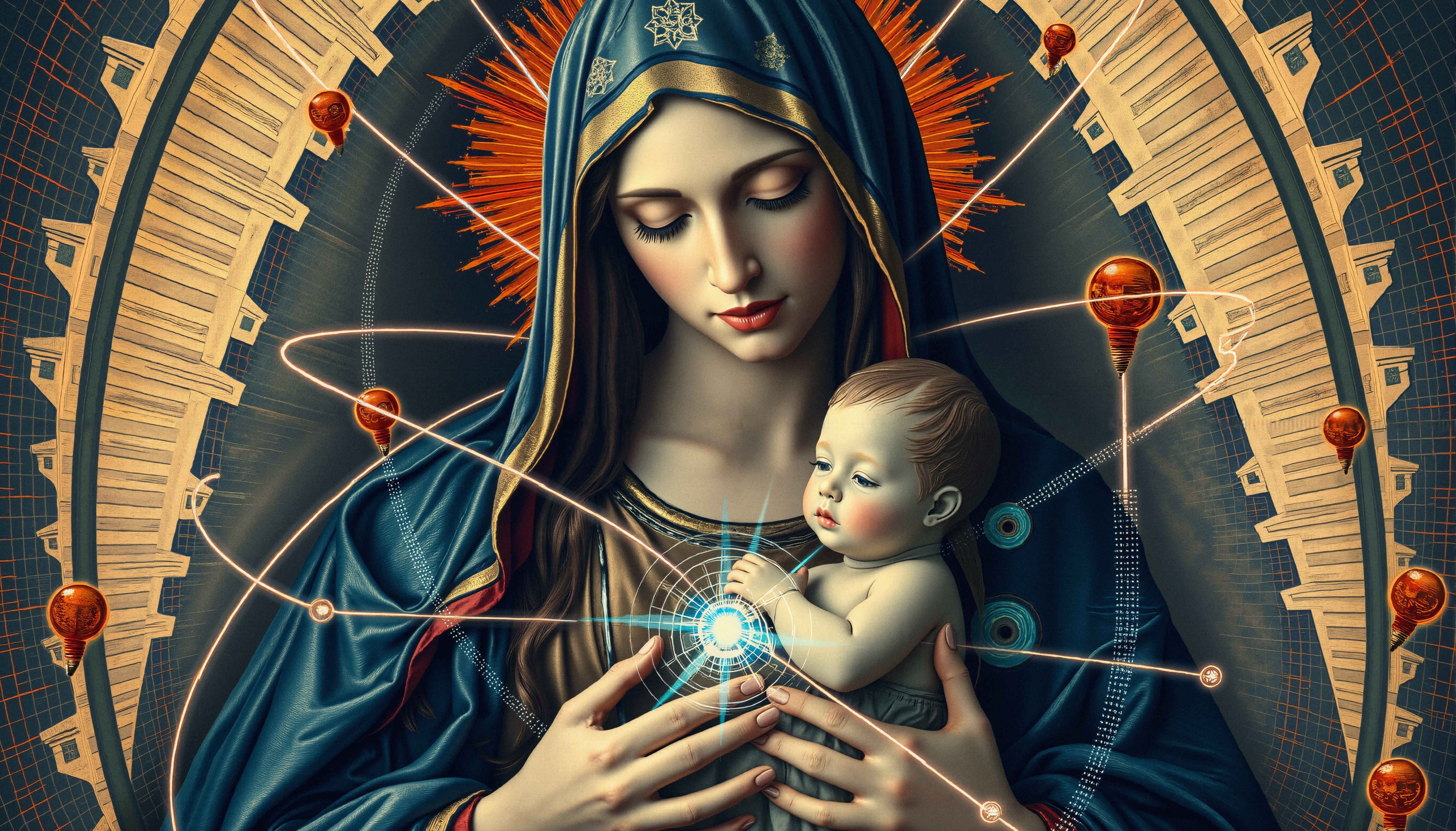 Divine Harmony in Artistic Fusion