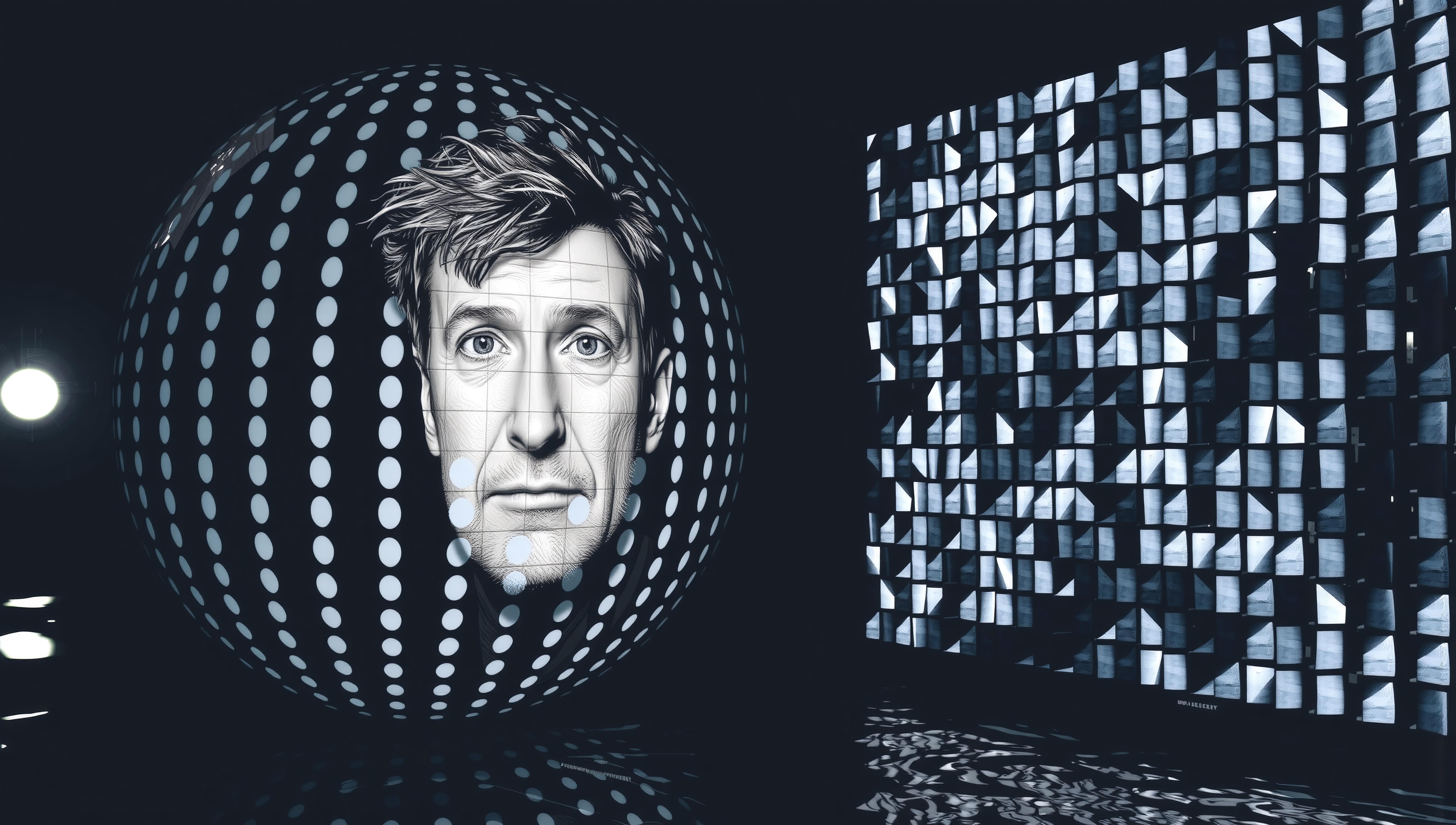 Futuristic Digital Human Sphere