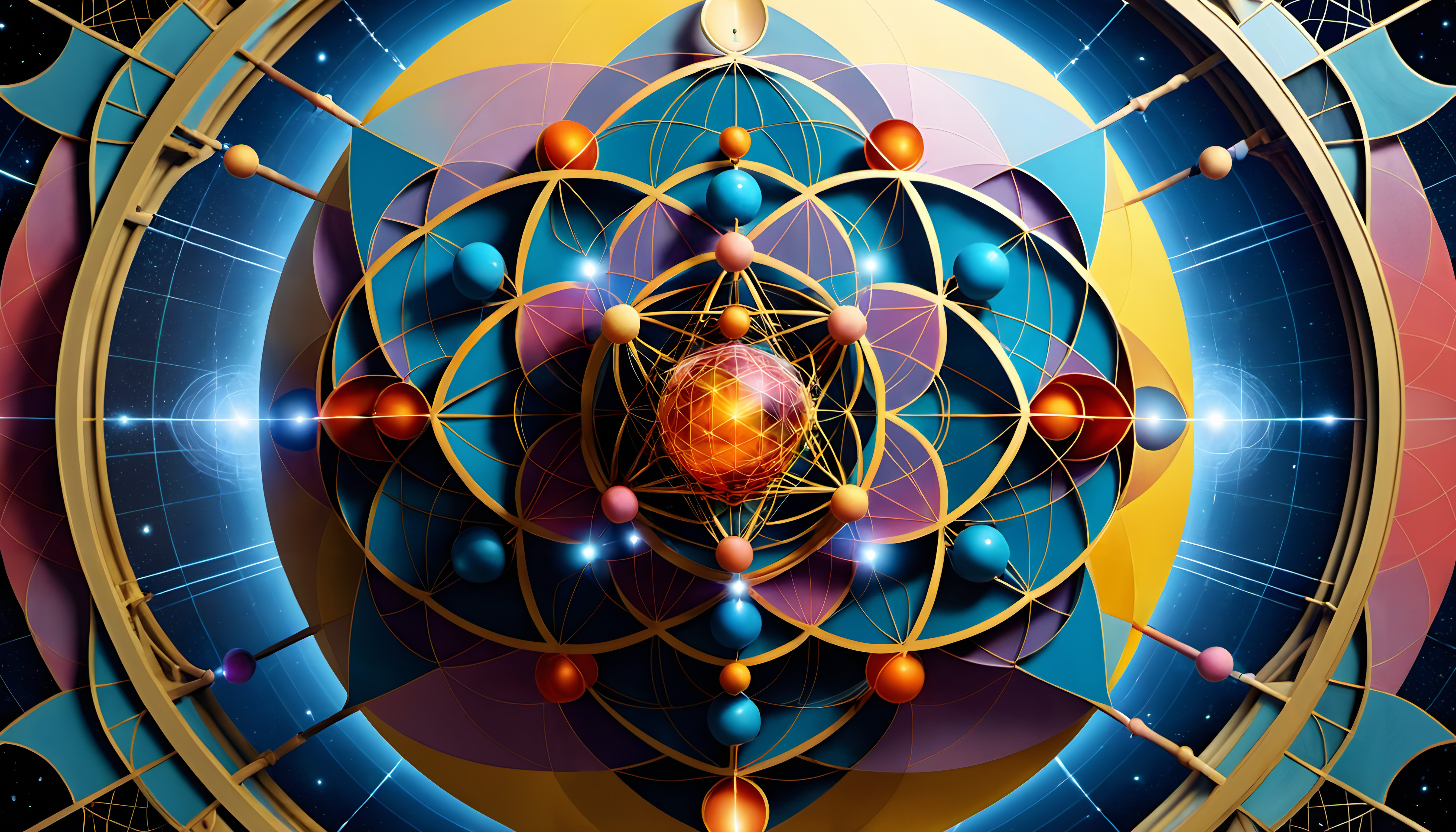 Cosmic Geometric Harmony in Space