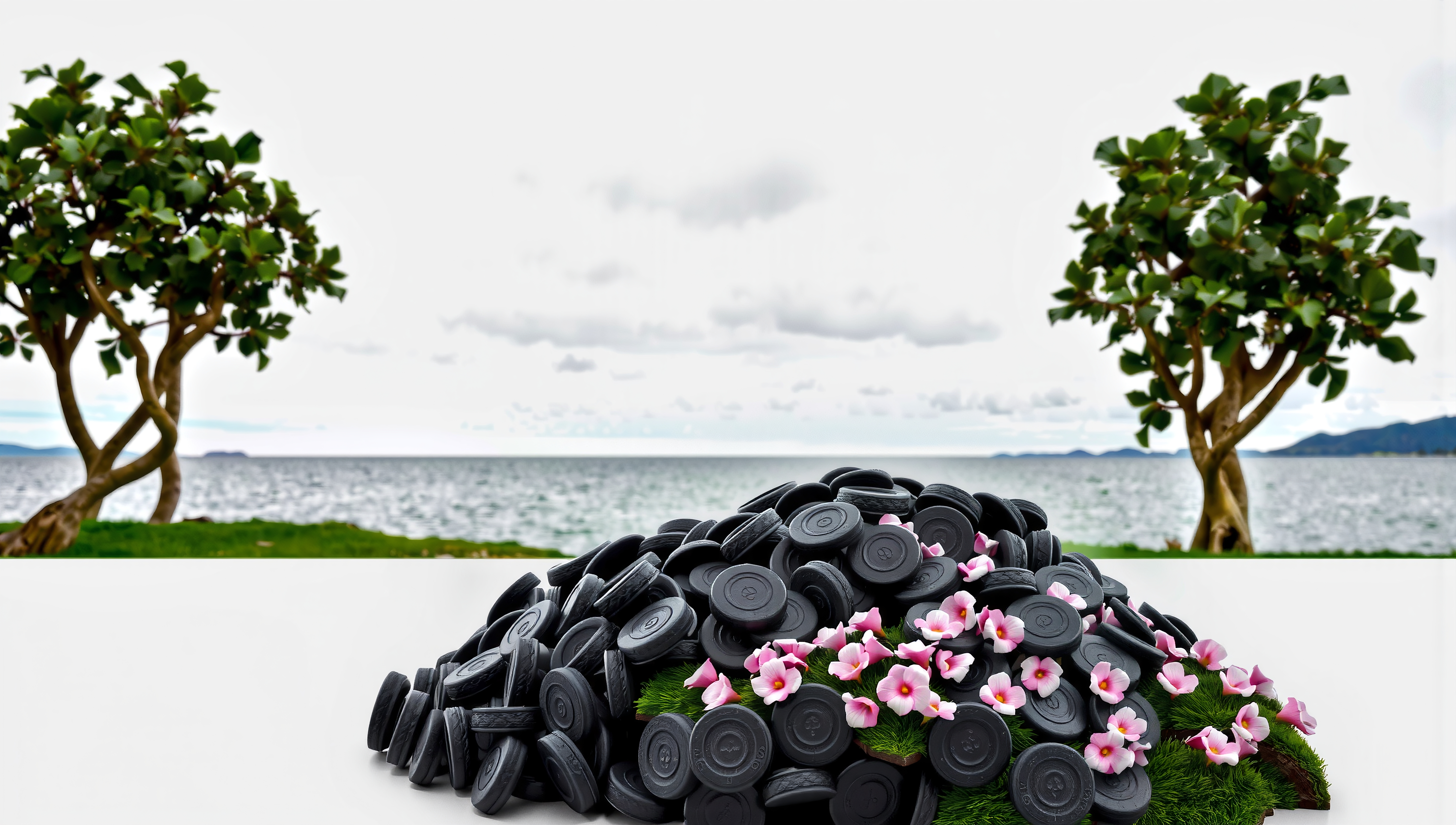 Candy and Flowers by the Sea