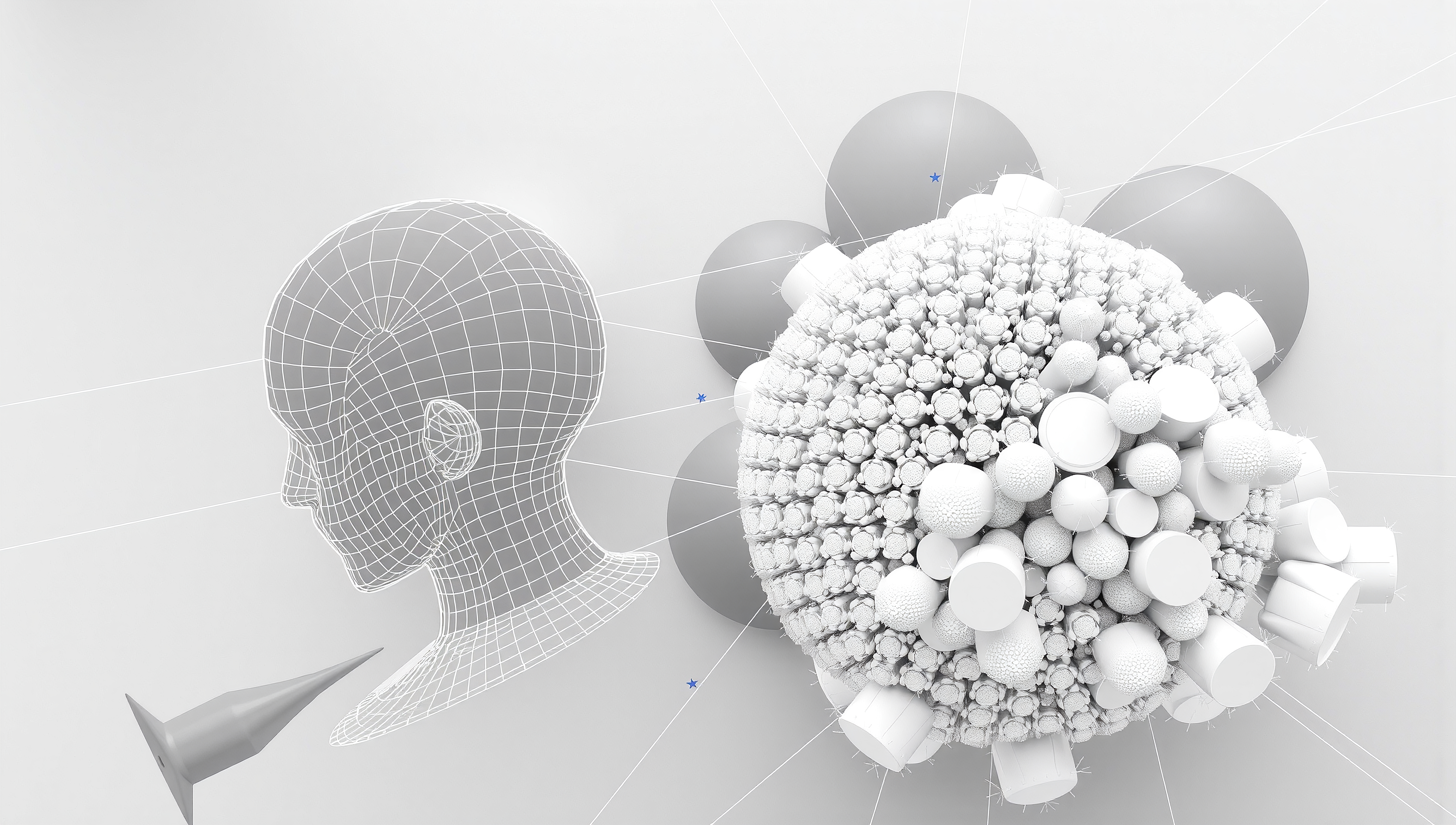 Futuristic Abstract Digital Sphere