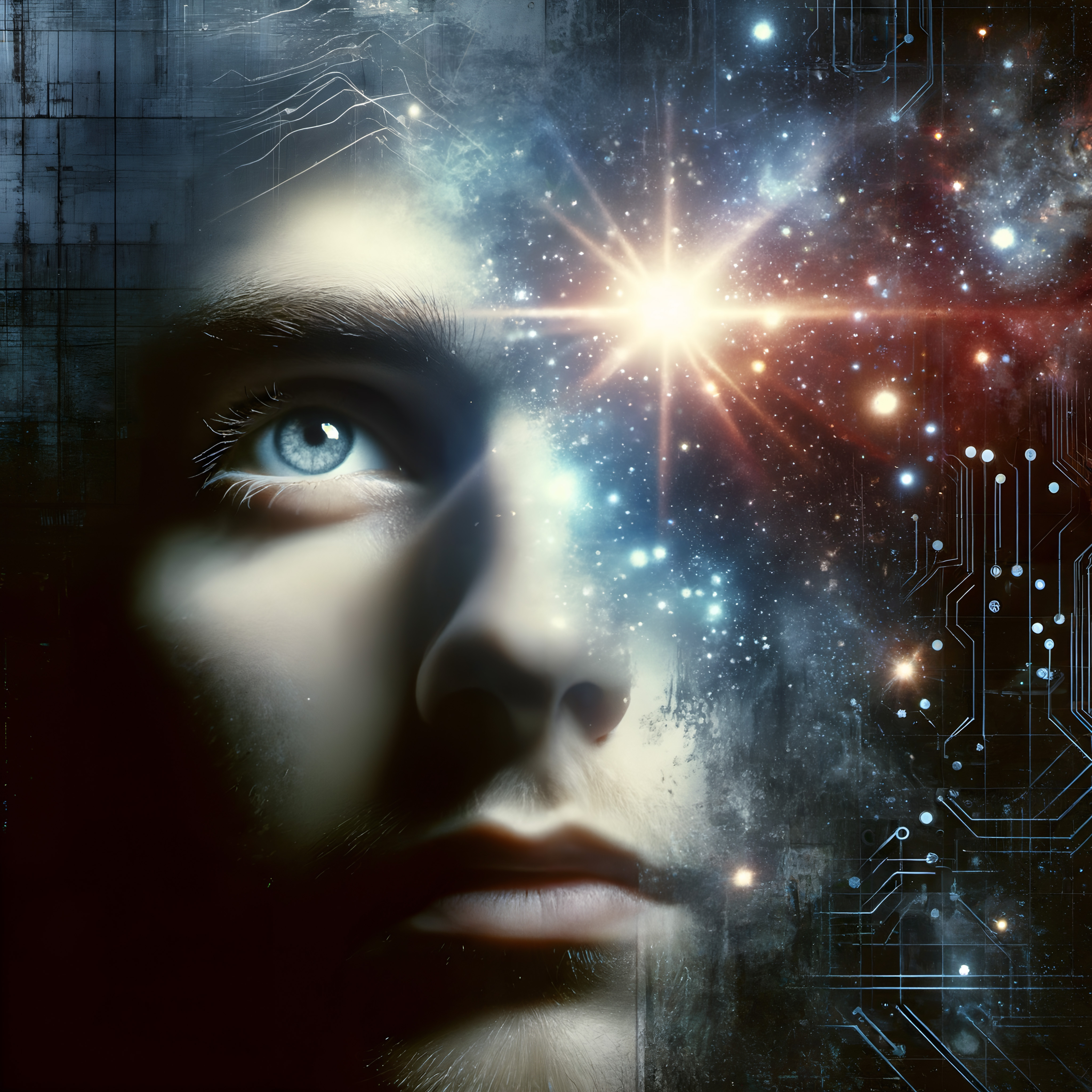 Digital Head in the Stars