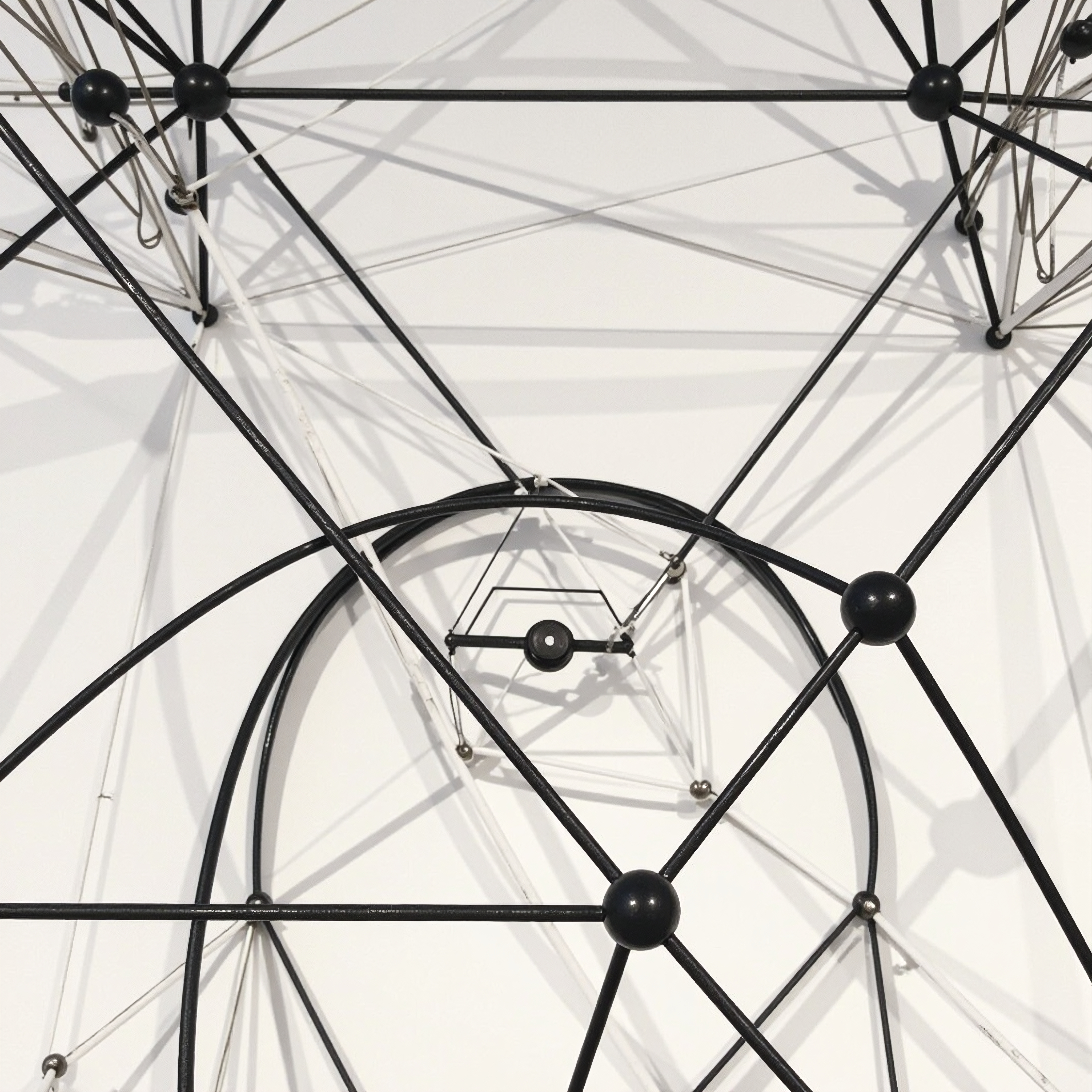 Intricate Geometric Metal Structure