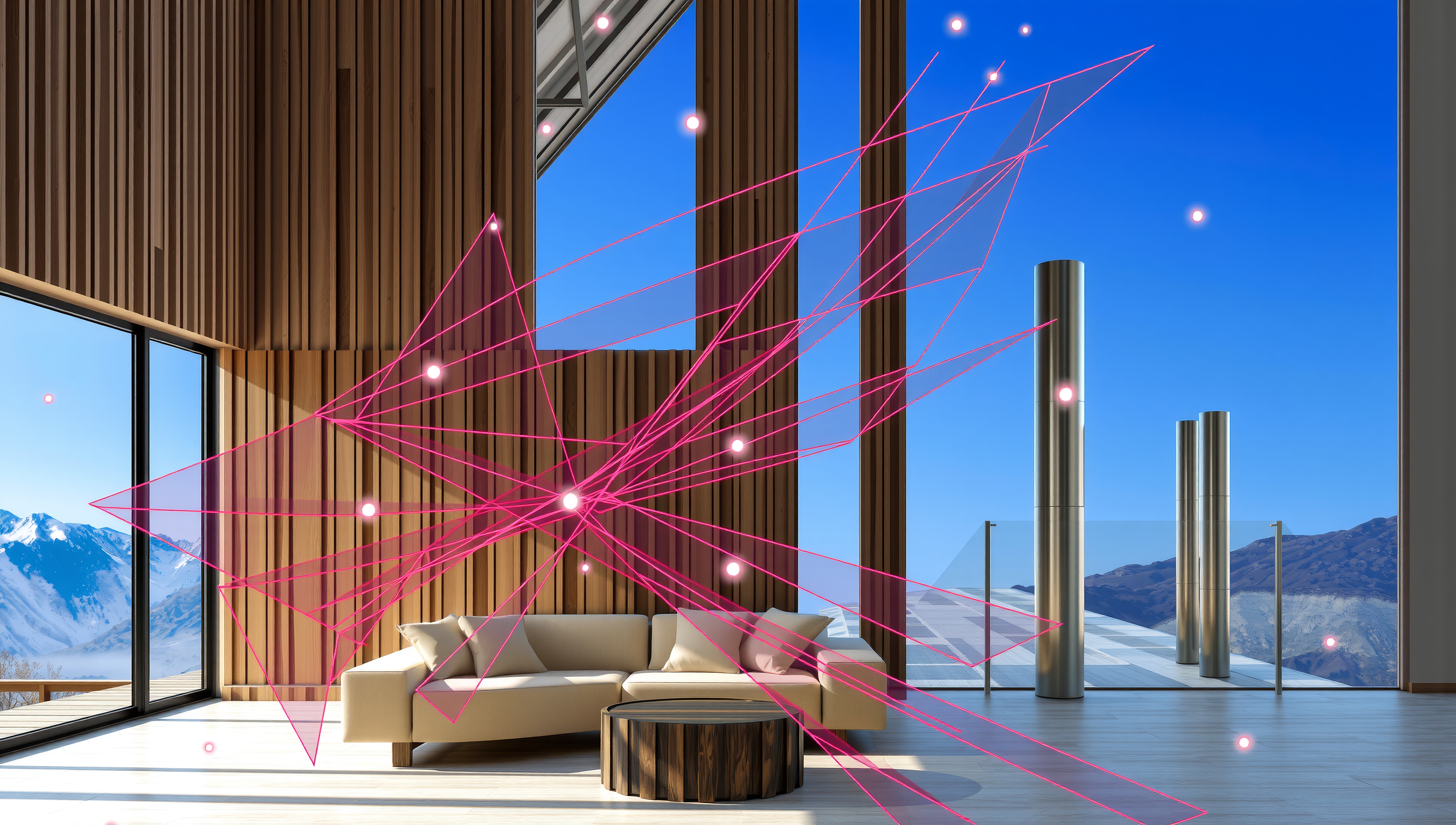 Modern Living Room with Innovations