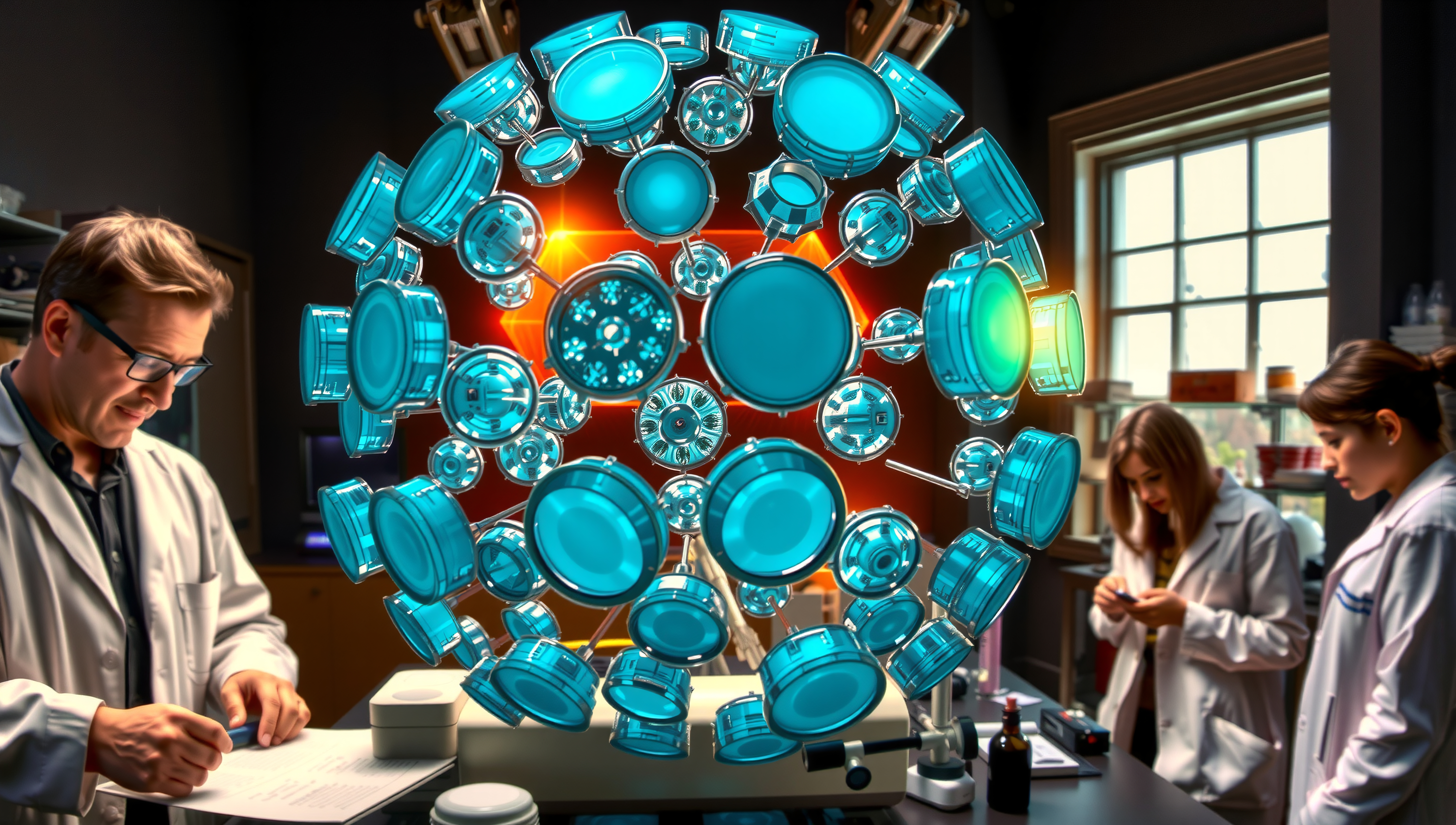 Scientific Breakthrough in Modern Laboratory