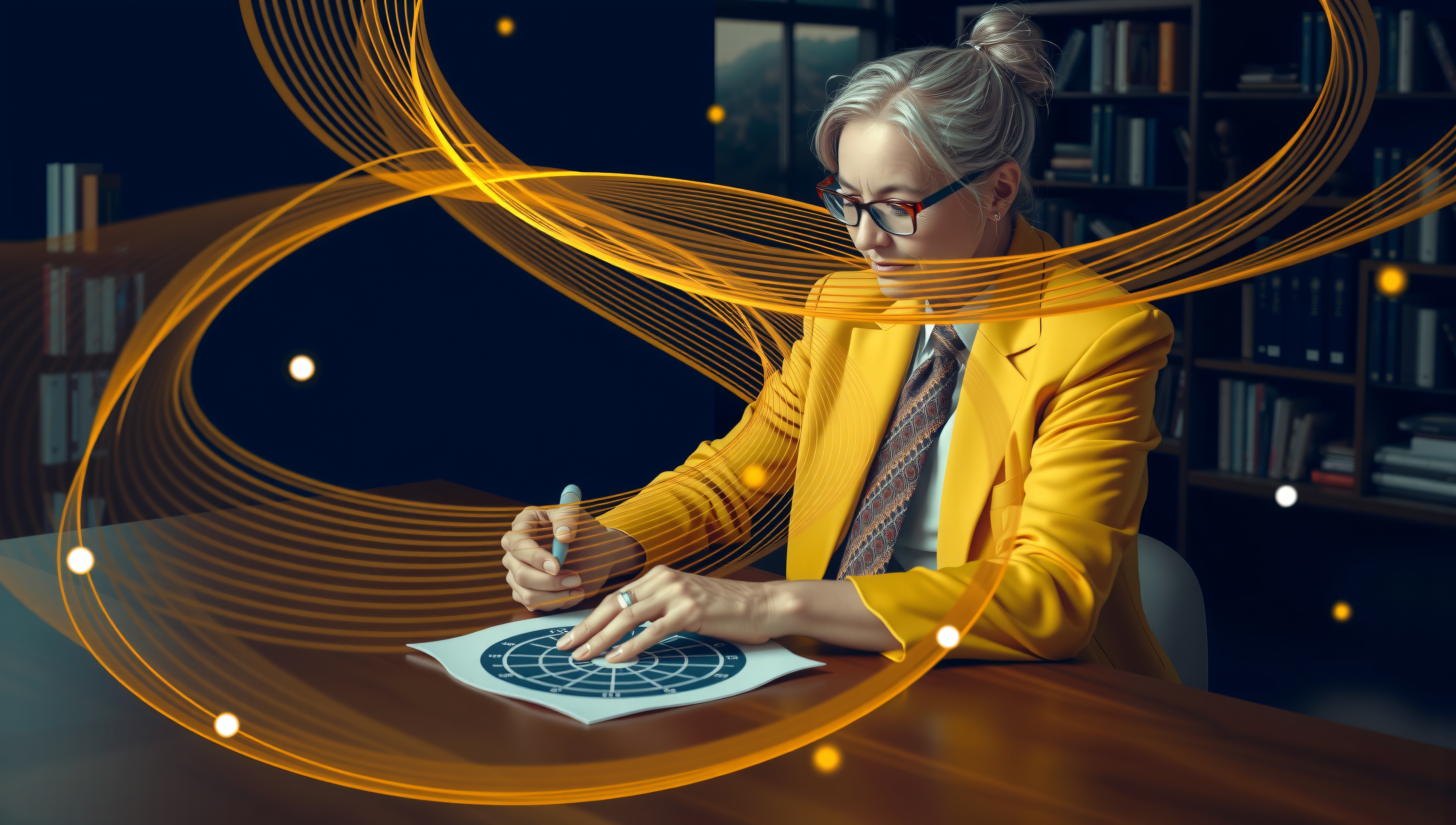 Astrologer Interprets Celestial Patterns