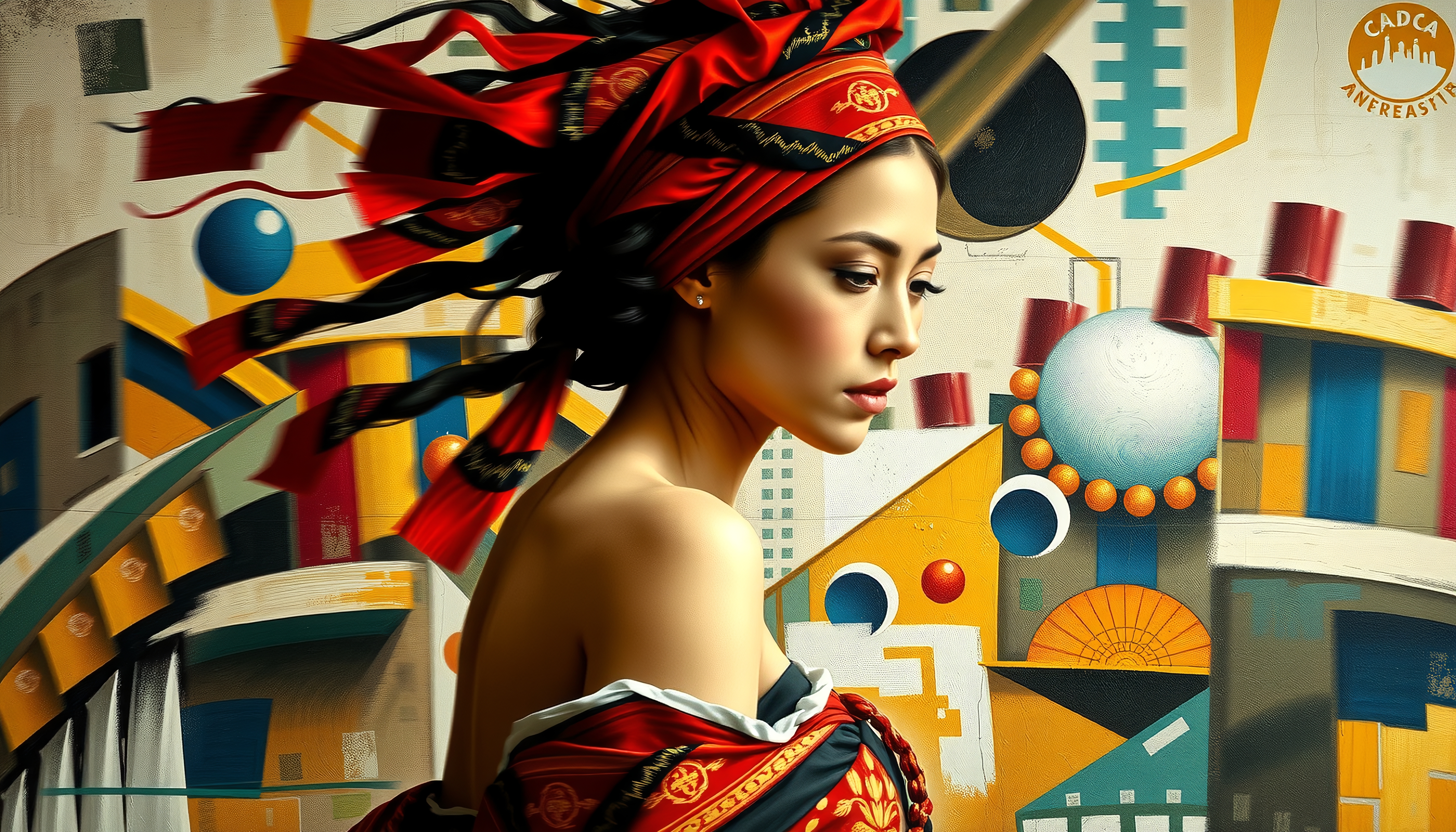 Vibrant Fusion of Cultures Art
