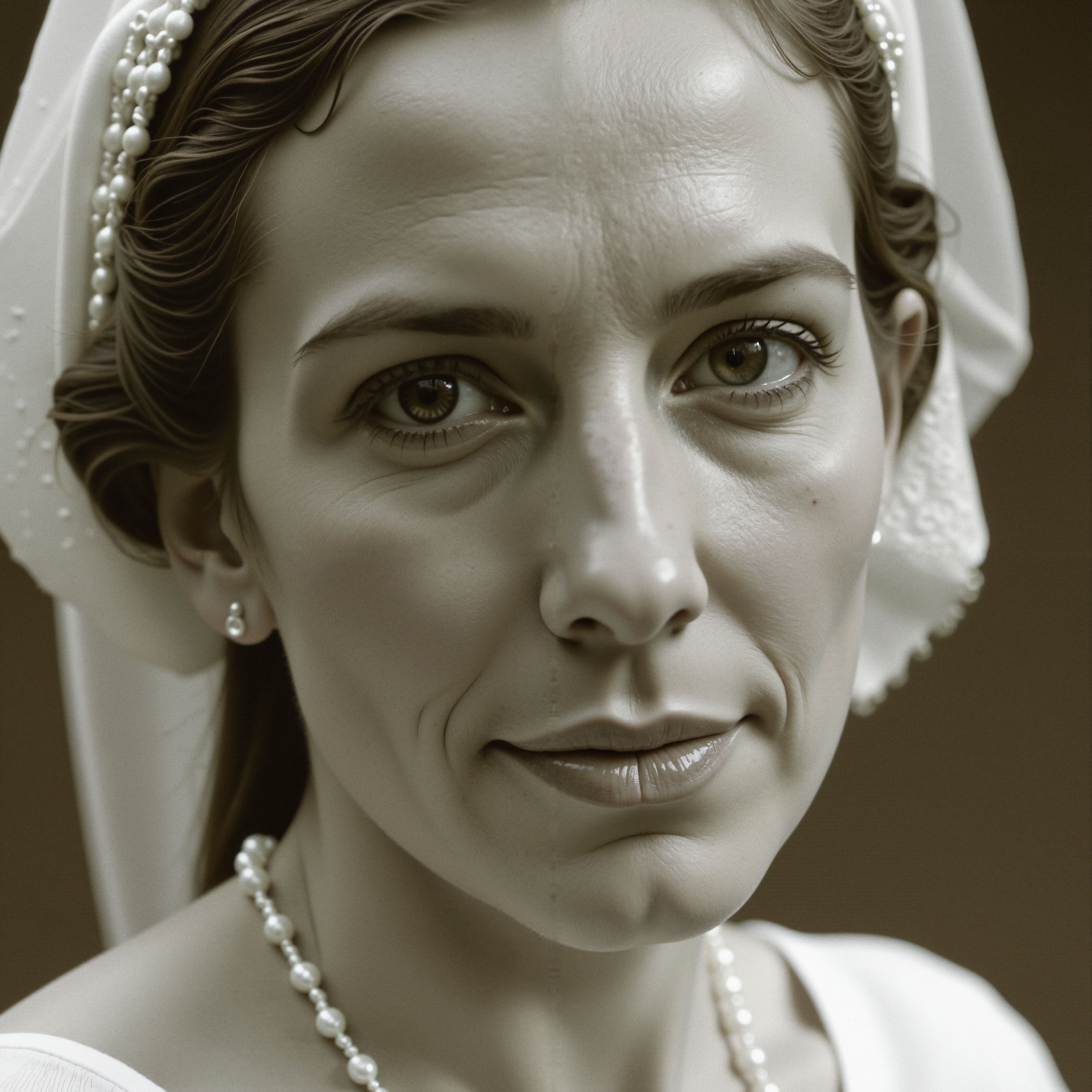 Elegant Vintage-Inspired Woman Portrait