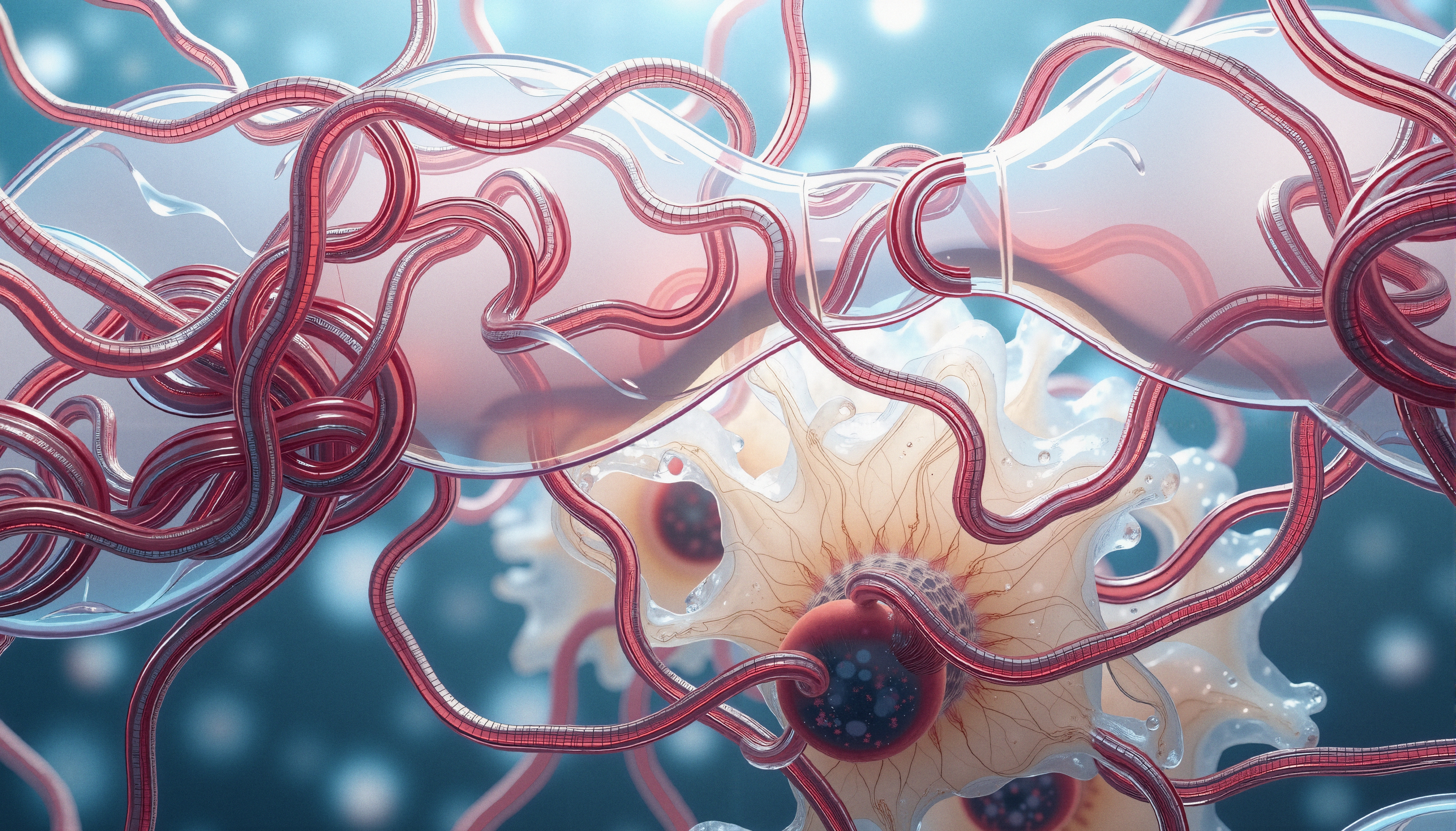 Intricate Abstract Biological Structure