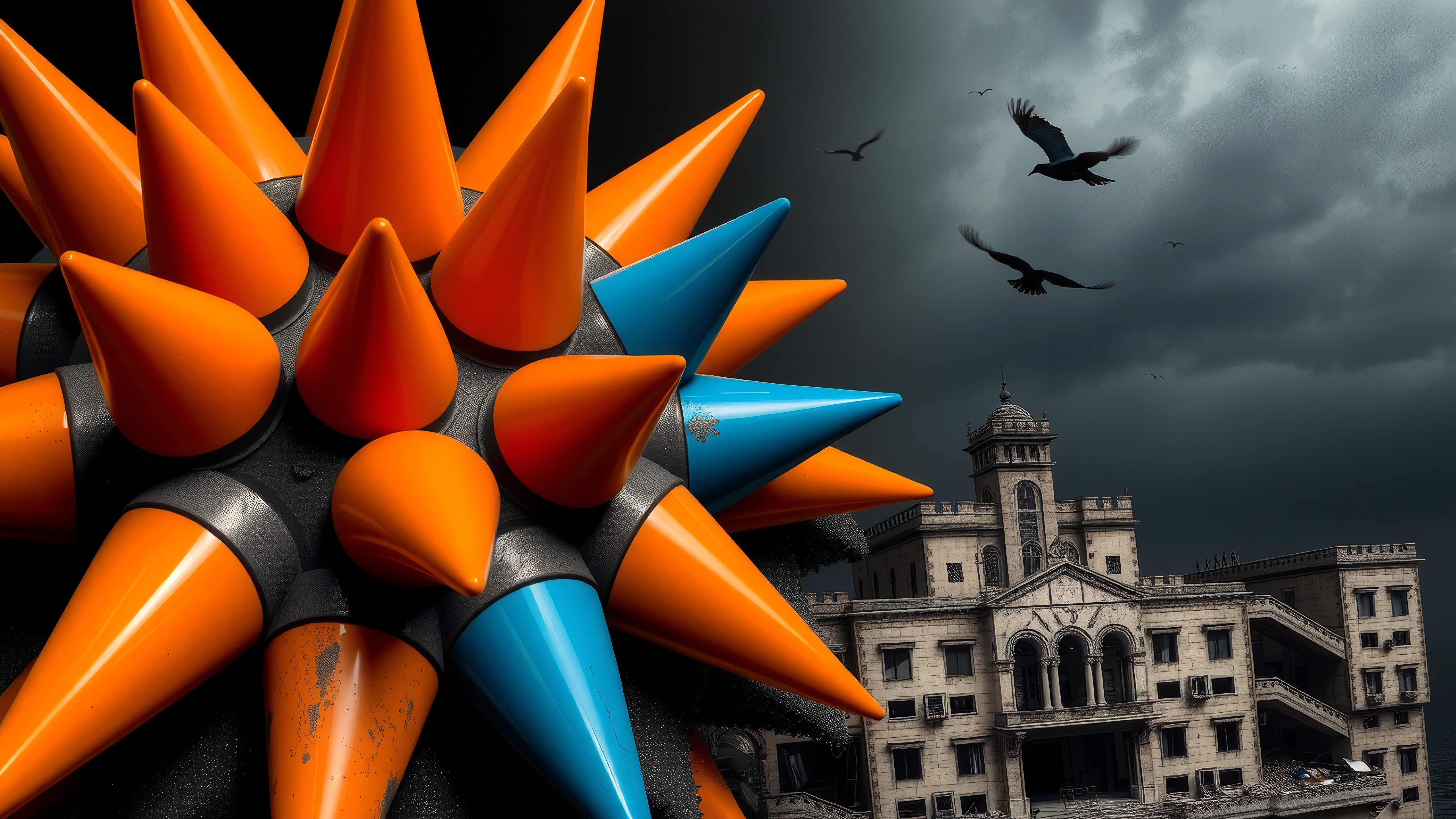 Contrasting Worlds Spikes and Architecture
