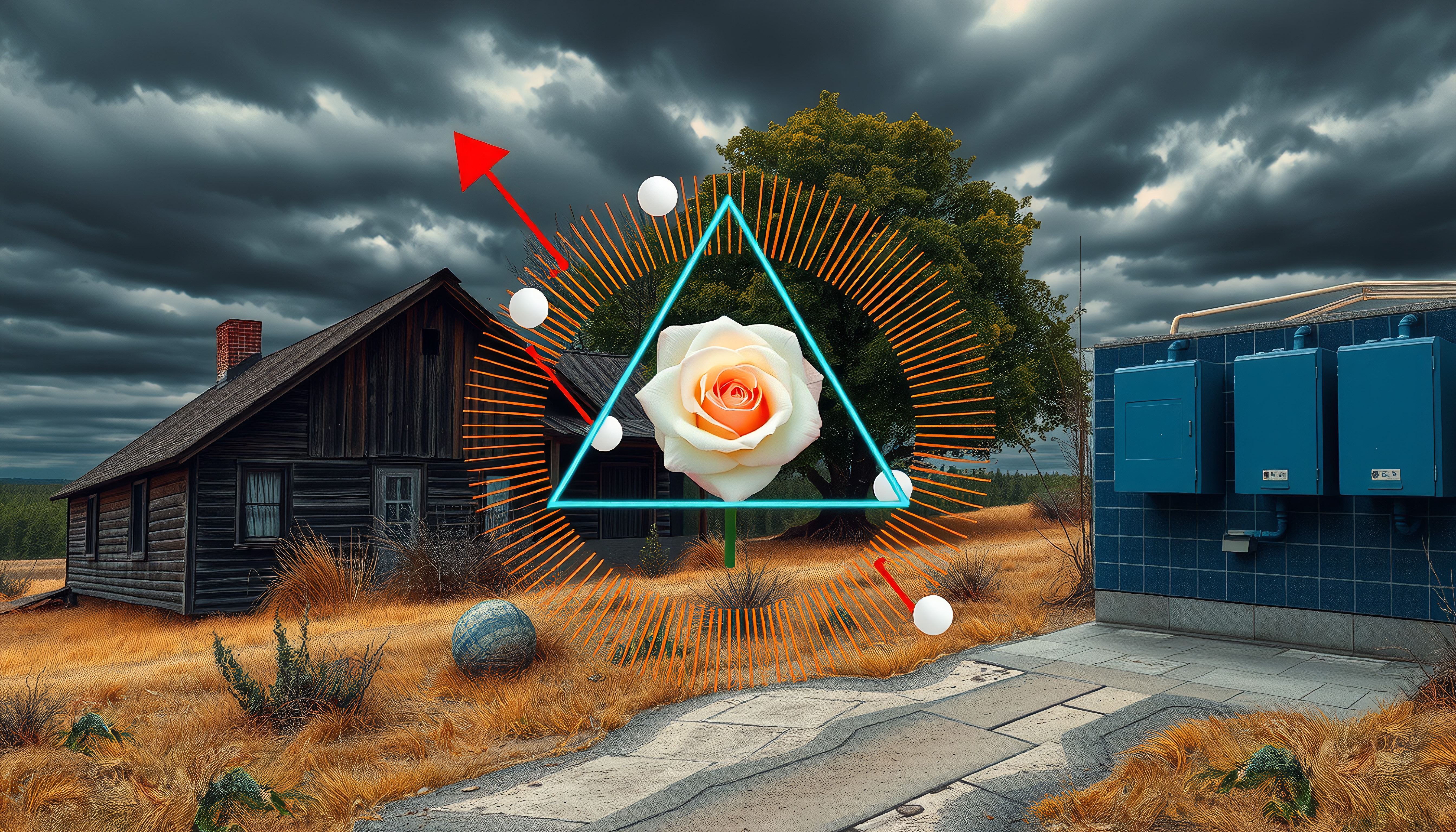 Abstract Nature Meets Modern Technology
