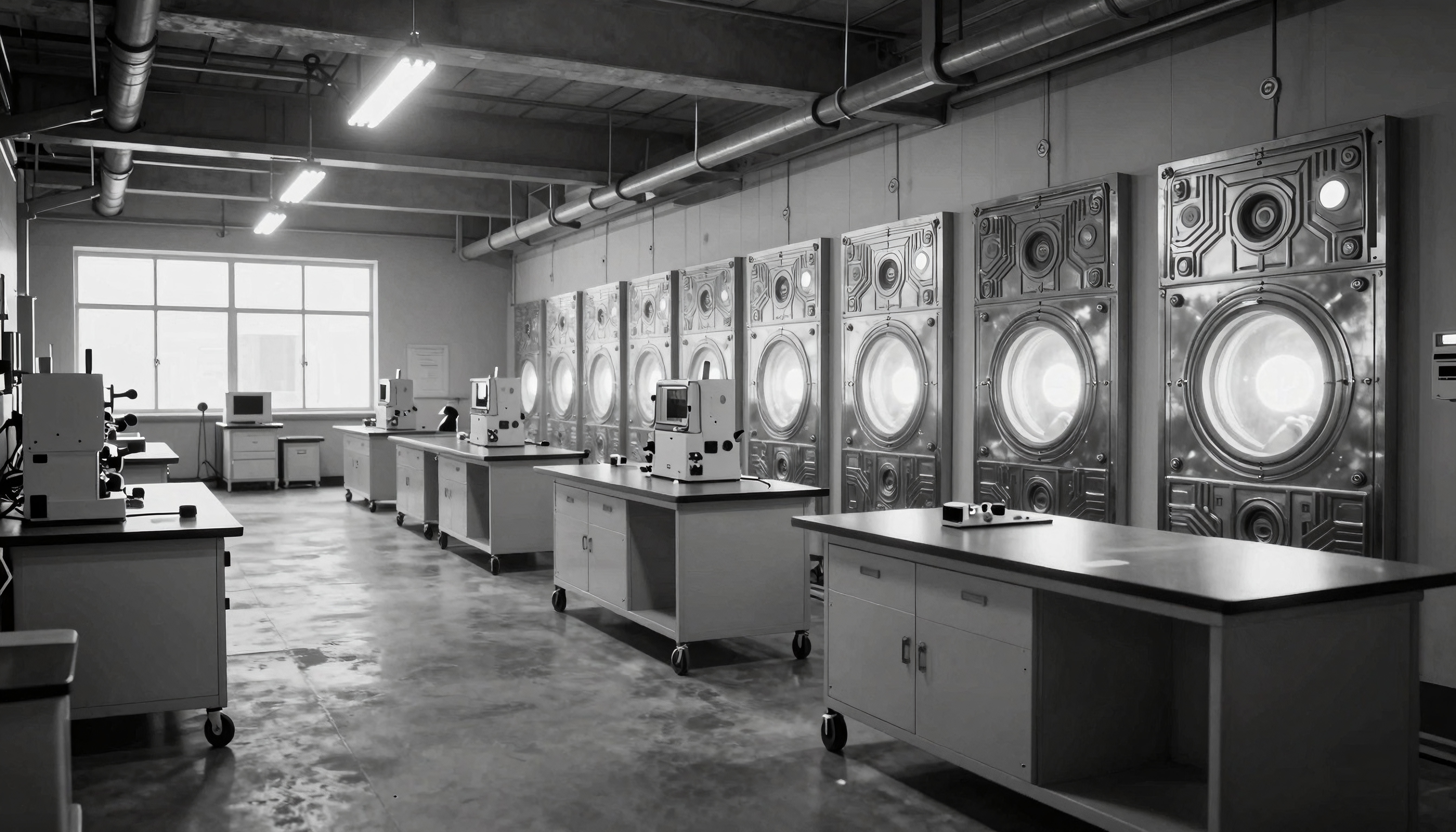 Industrial Laboratory with Advanced Scientific Equipment and Con