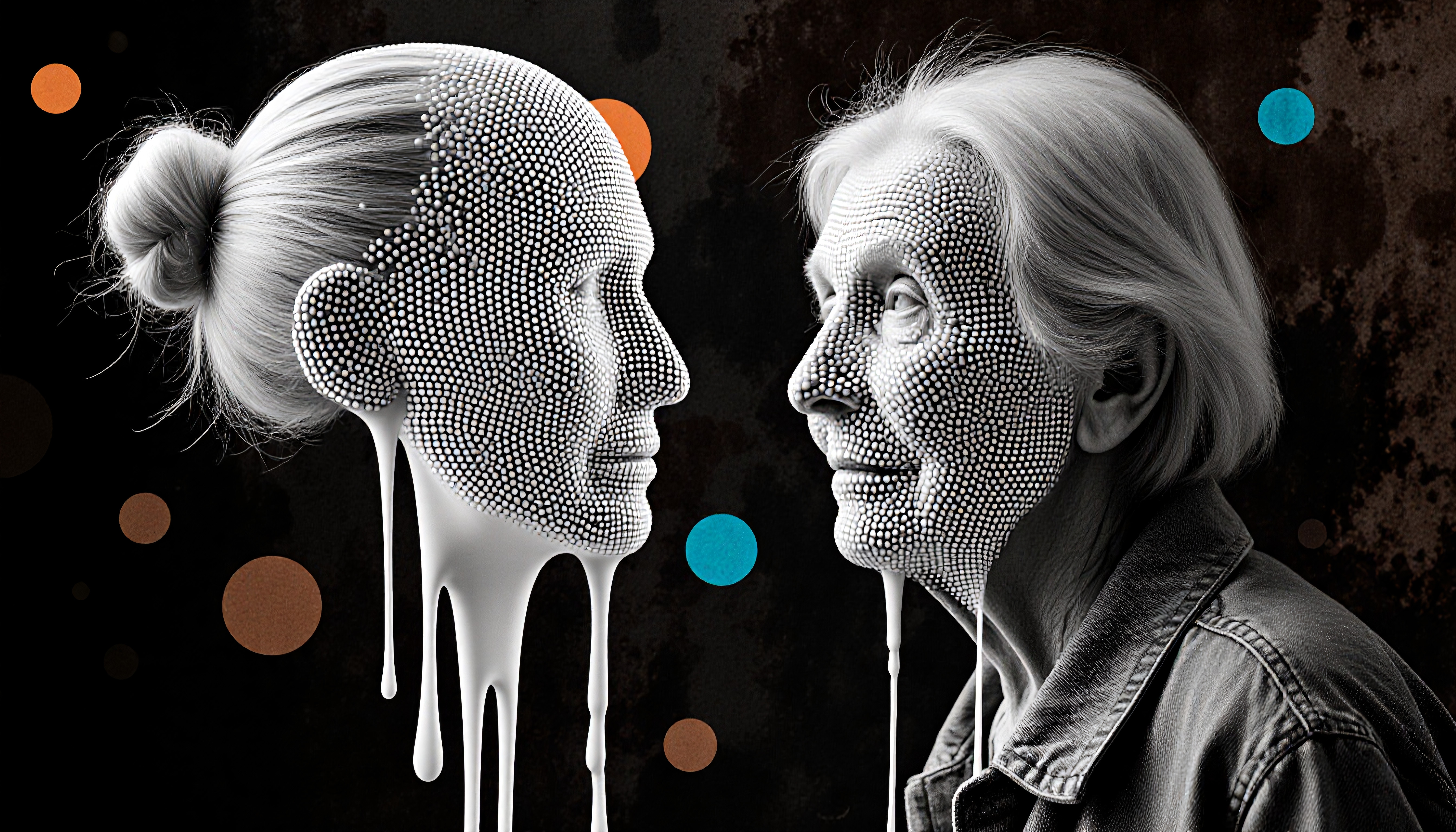 Faces of Time Youth and Age