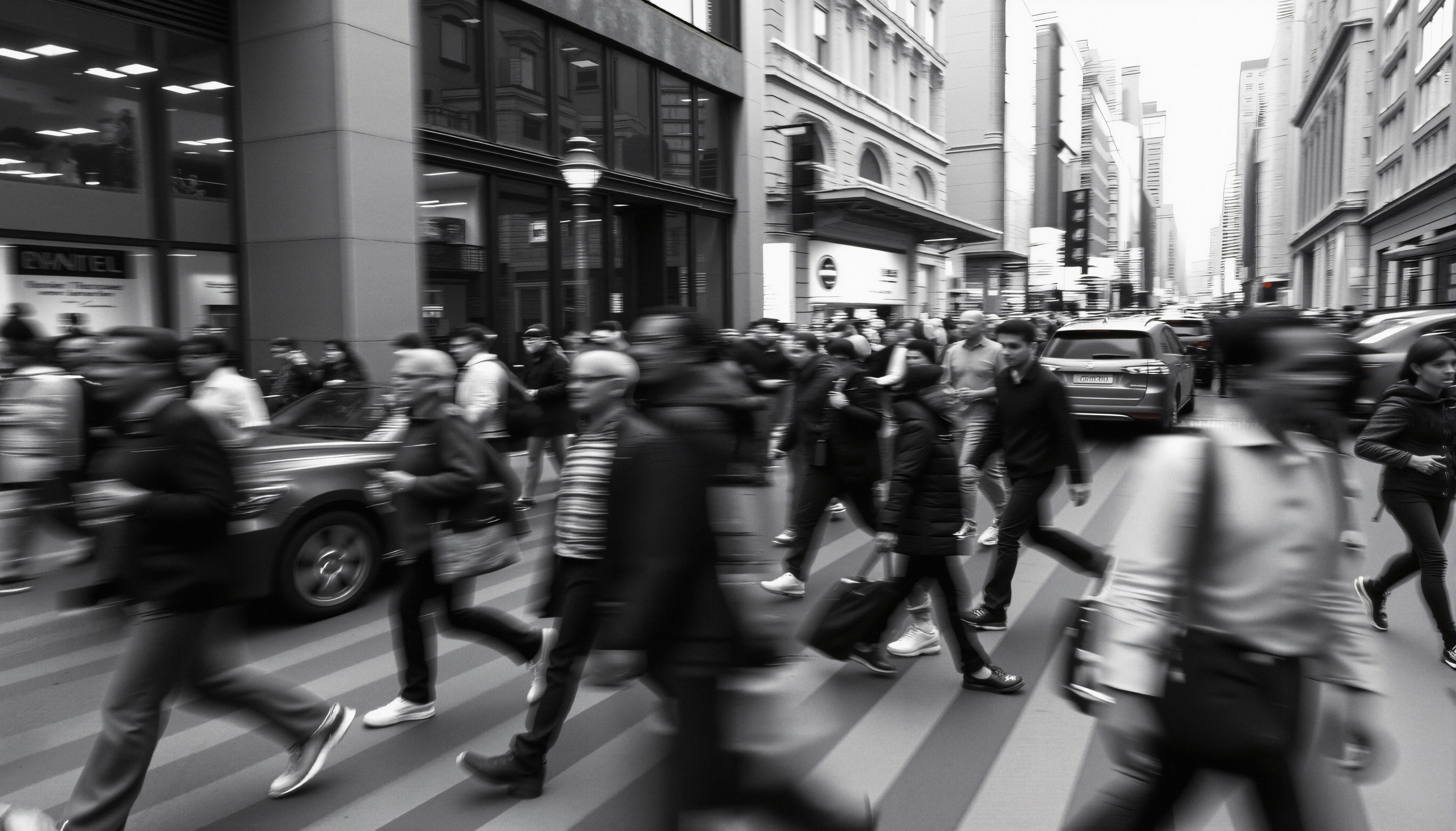 Urban Crosswalk Crowd Motion