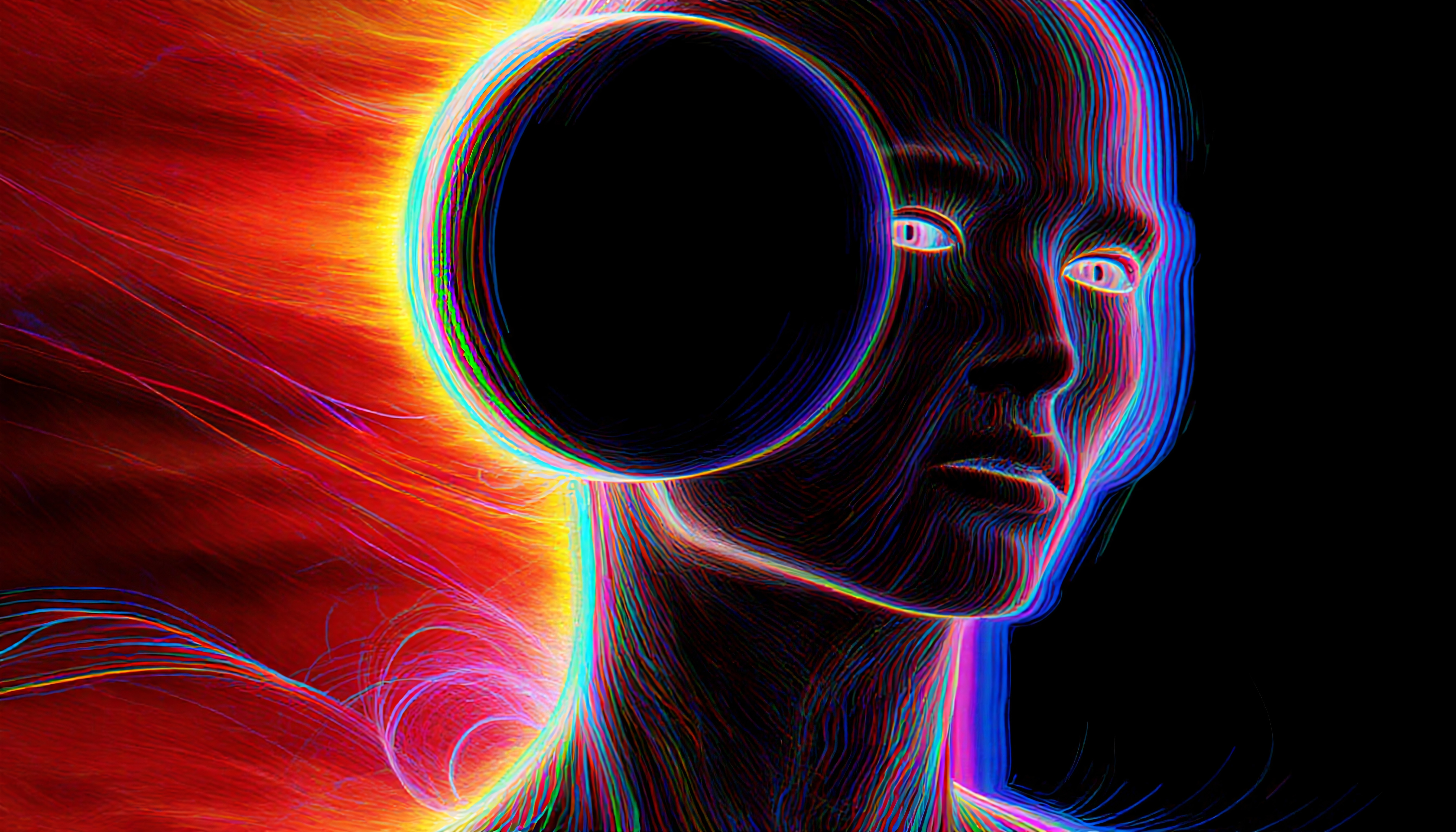 Neon Lines and Cosmic Eclipse