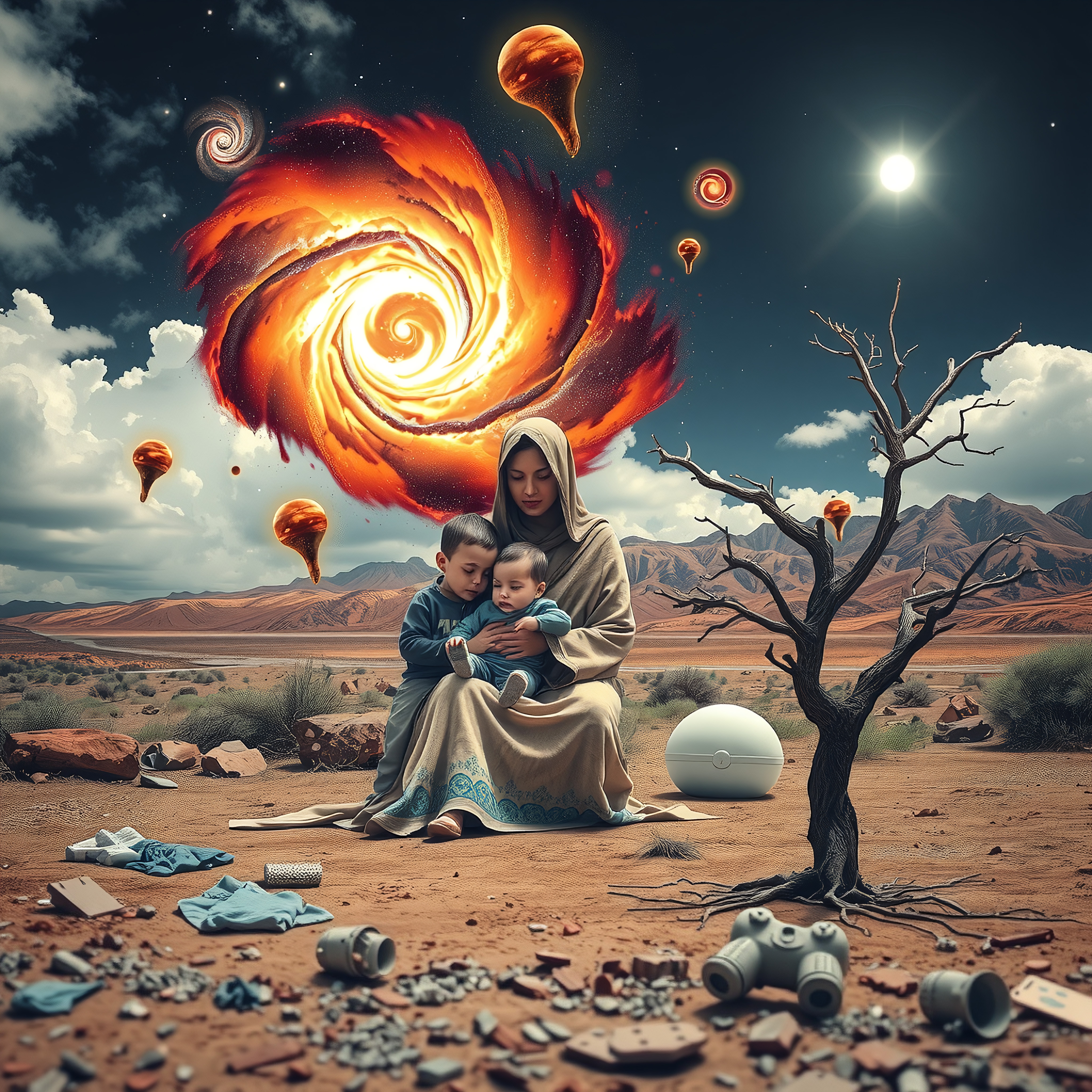Future Meets Past Cosmic Serenity